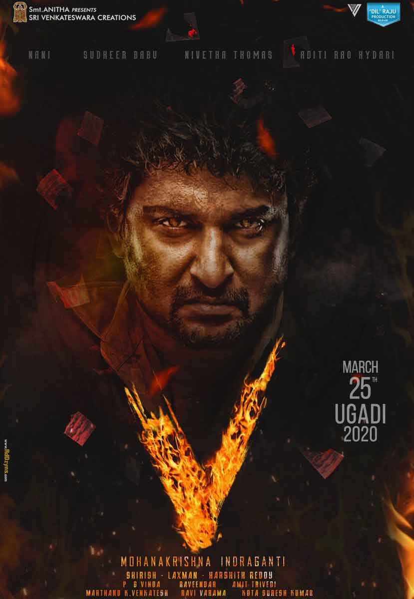 830x1200 Nani V Movie HD posters, ultra HD image, Phone