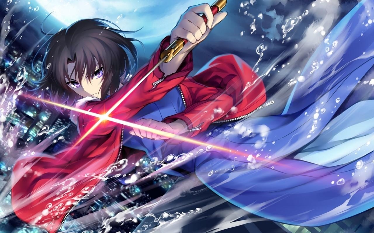 1280x800 Download  Fate Grand Order, Kara No Kyoukai, Ryougi Shiki, Desktop