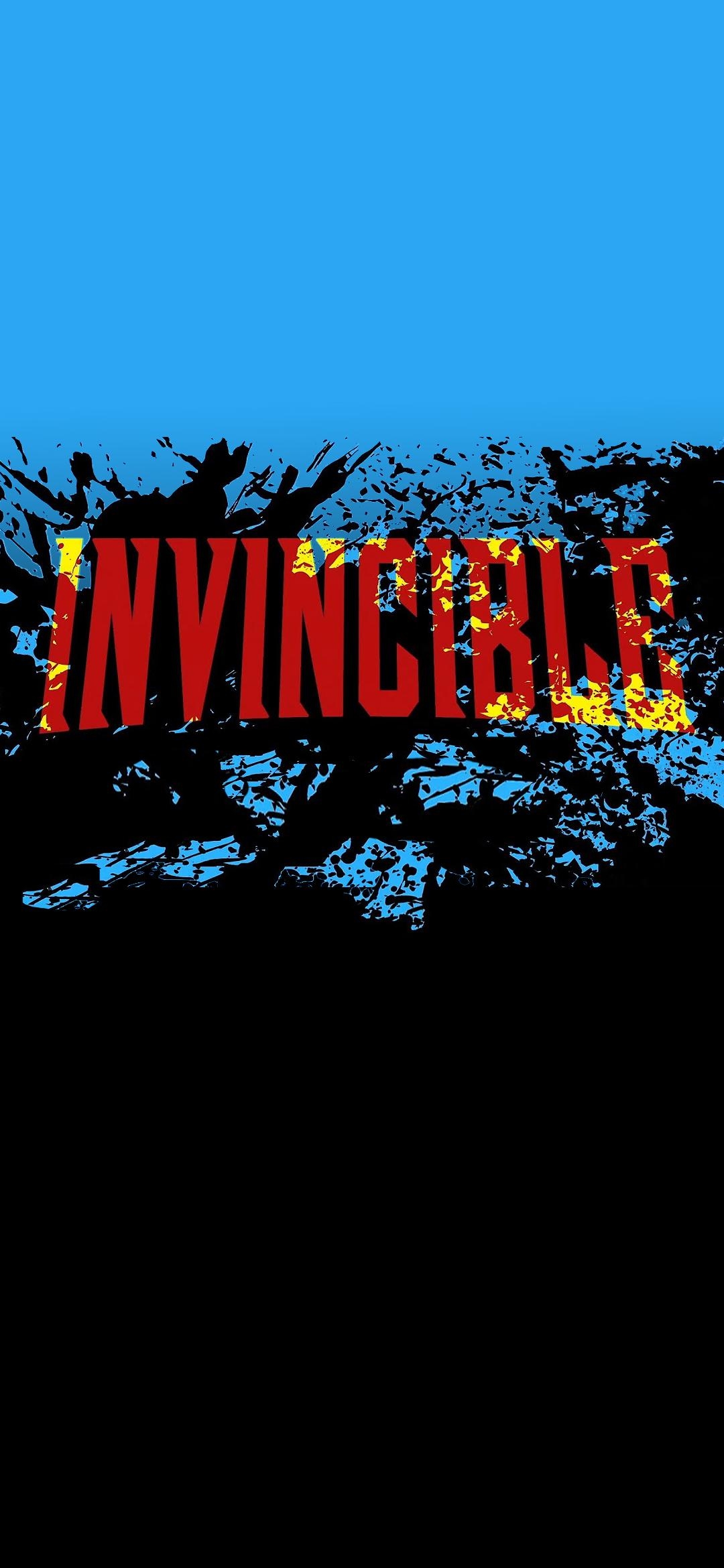 1080x2340 Invincible title card phone wallpaper, Phone