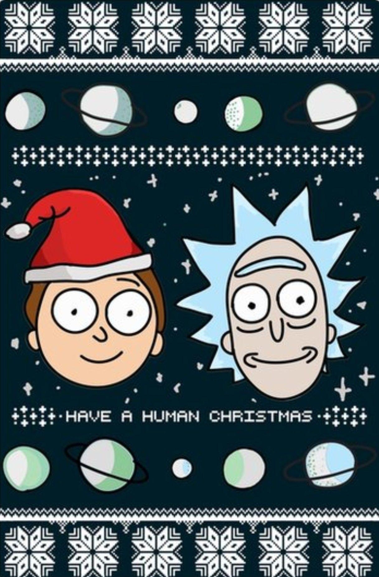 1220x1860 Rick and Morty Christmas. Rick i morty, Rick, morty, Phone