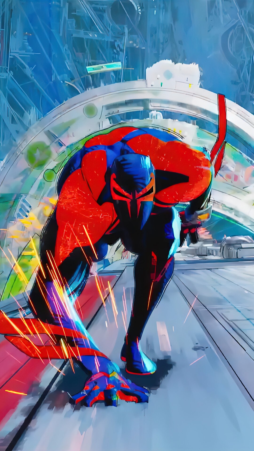 1080x1920 Spiderman 2099 Wallpaper, Phone