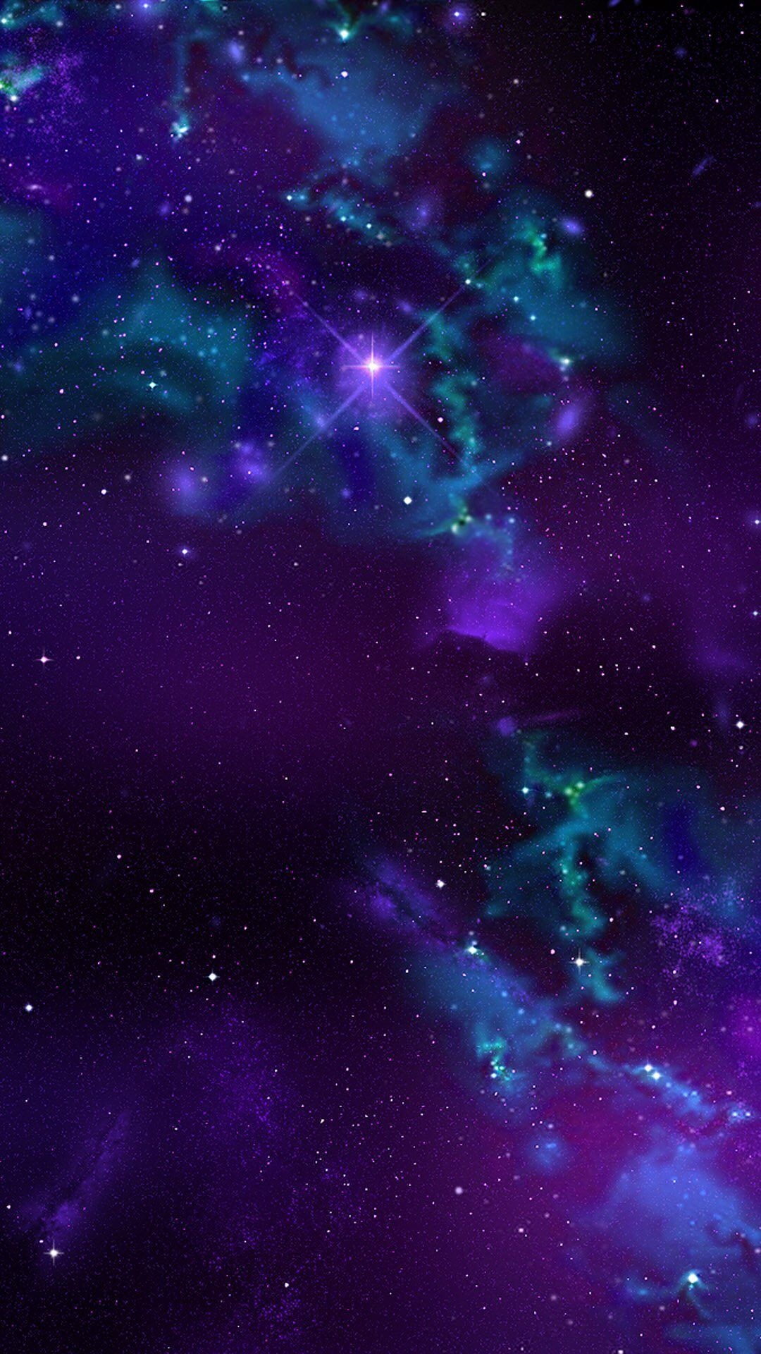 1080x1920 Purple Galaxy iPhone Wallpaper Free Purple Galaxy iPhone, Phone