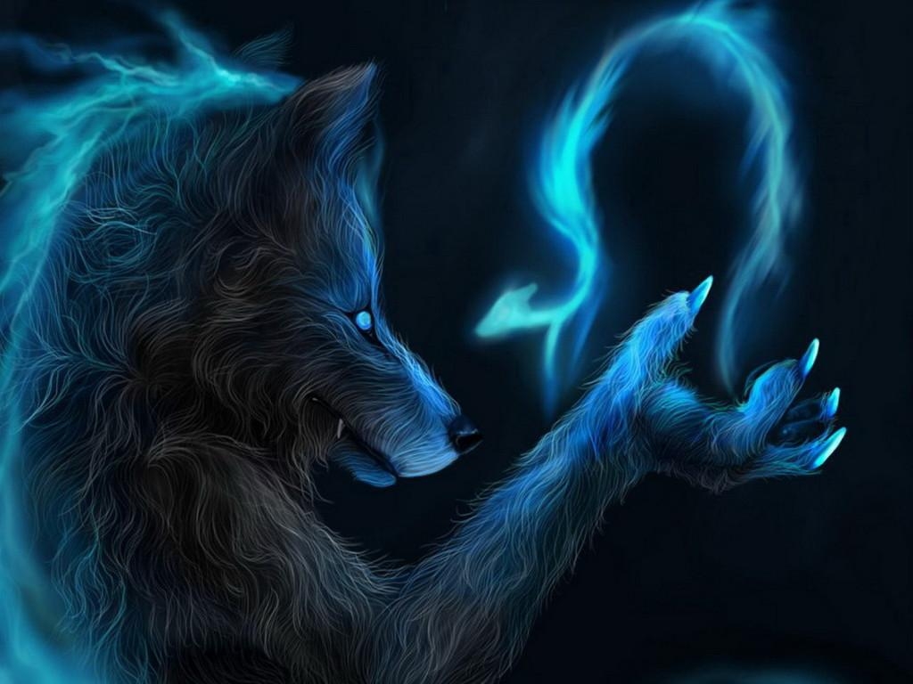 1030x770 Cool Black Wolf Wallpaper, Desktop