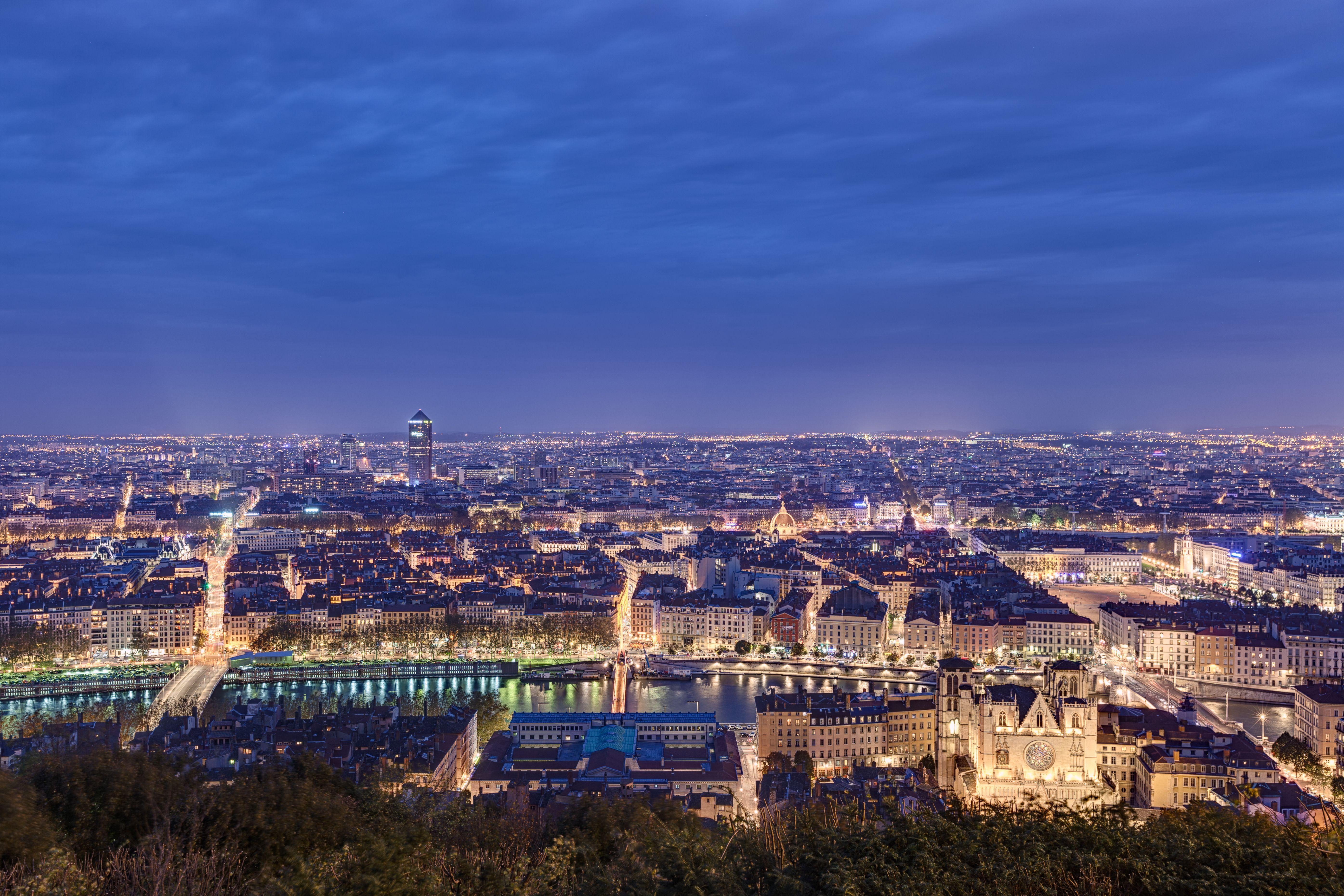 5590x3730 Lyon Cities France Panorama 5K Retina Charming Wallpaper Free, Desktop