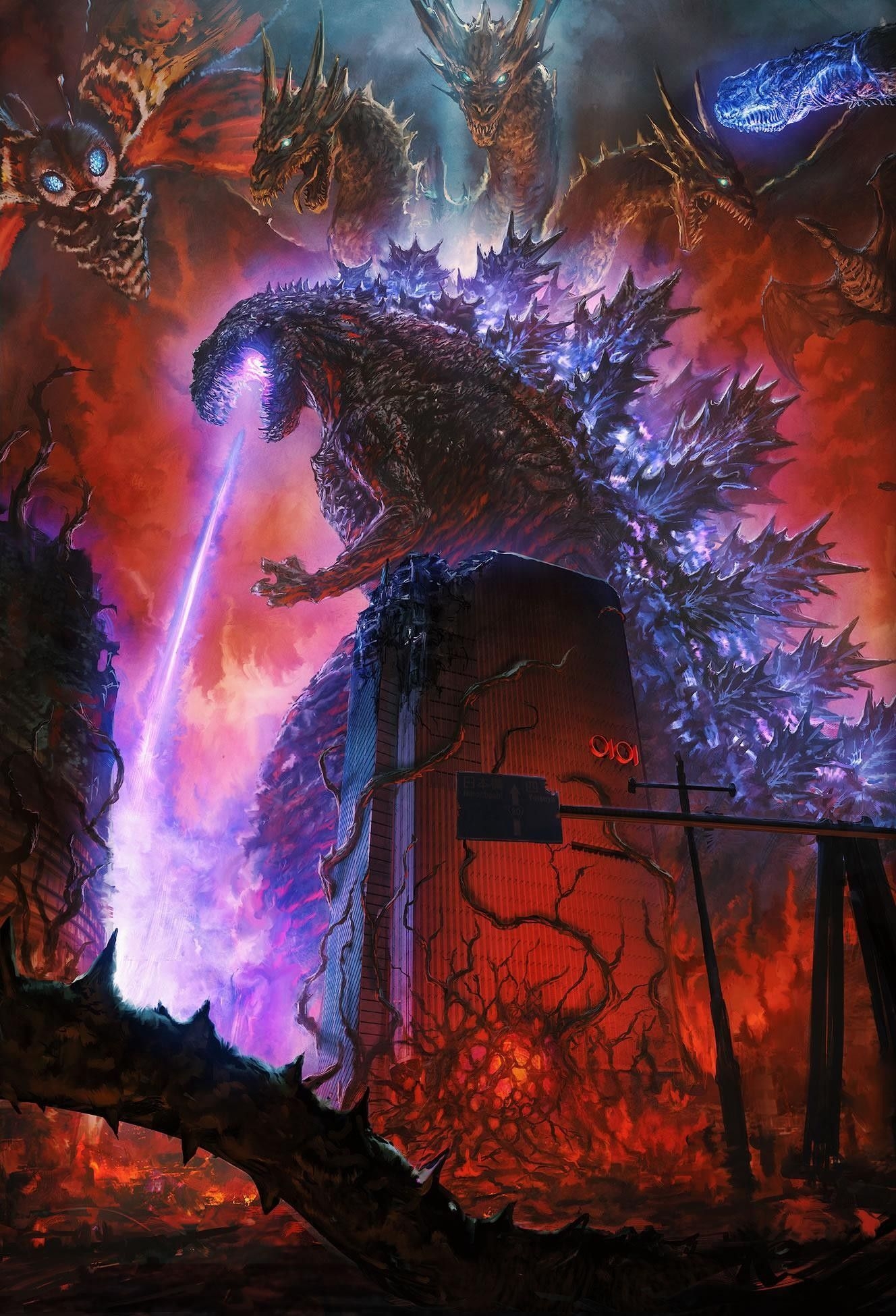 1330x1950 Shin Godzilla Wallpaper Shin Godzilla Wallpaper Page, Phone