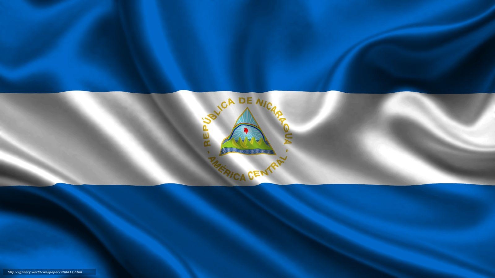 1600x900 Download wallpaper Nicaragua, Atlas, flag, nicaragua free desktop, Desktop