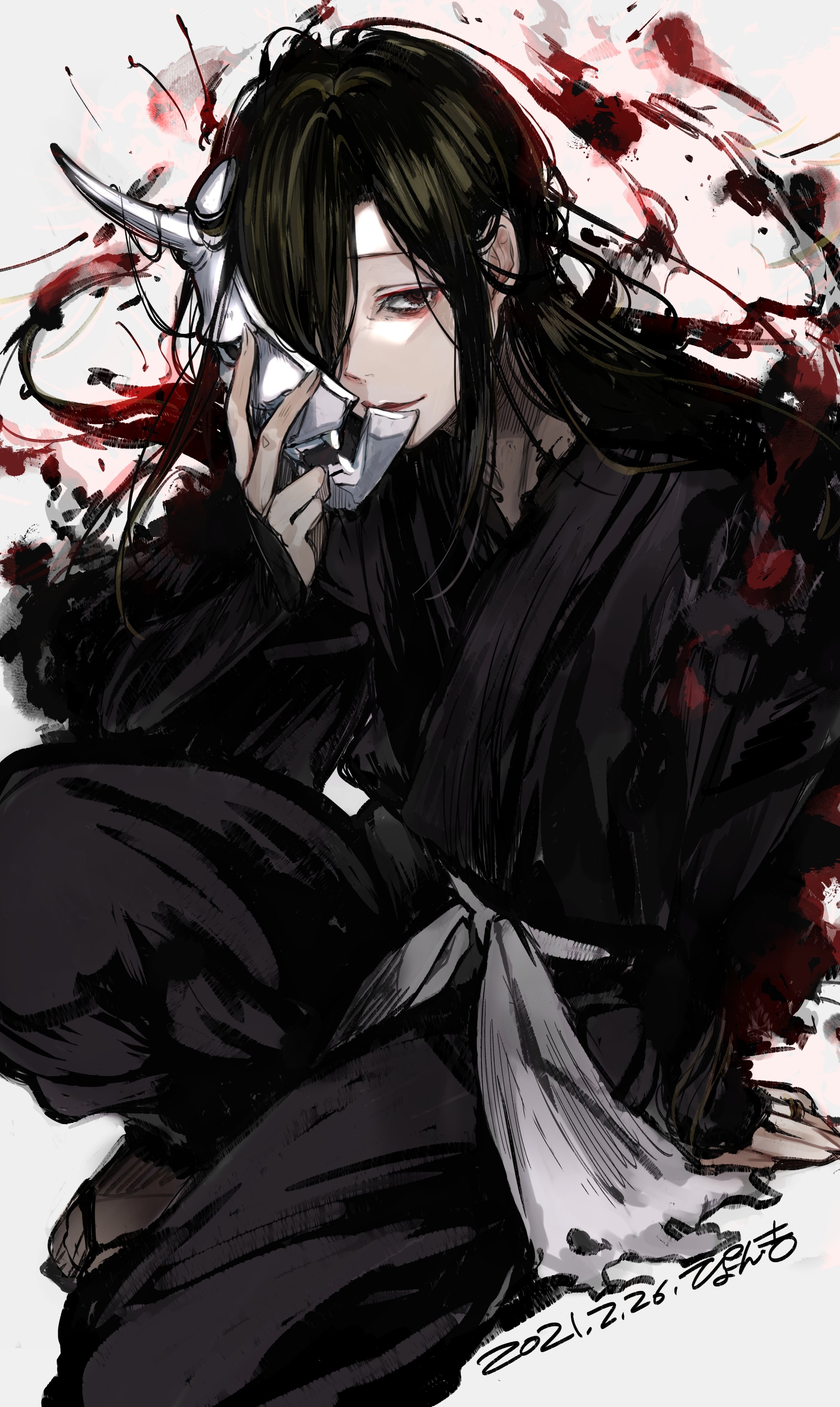 2450x4100 Jigokuraku (Hell's Paradise: Jigokuraku) Anime Image Board, Phone