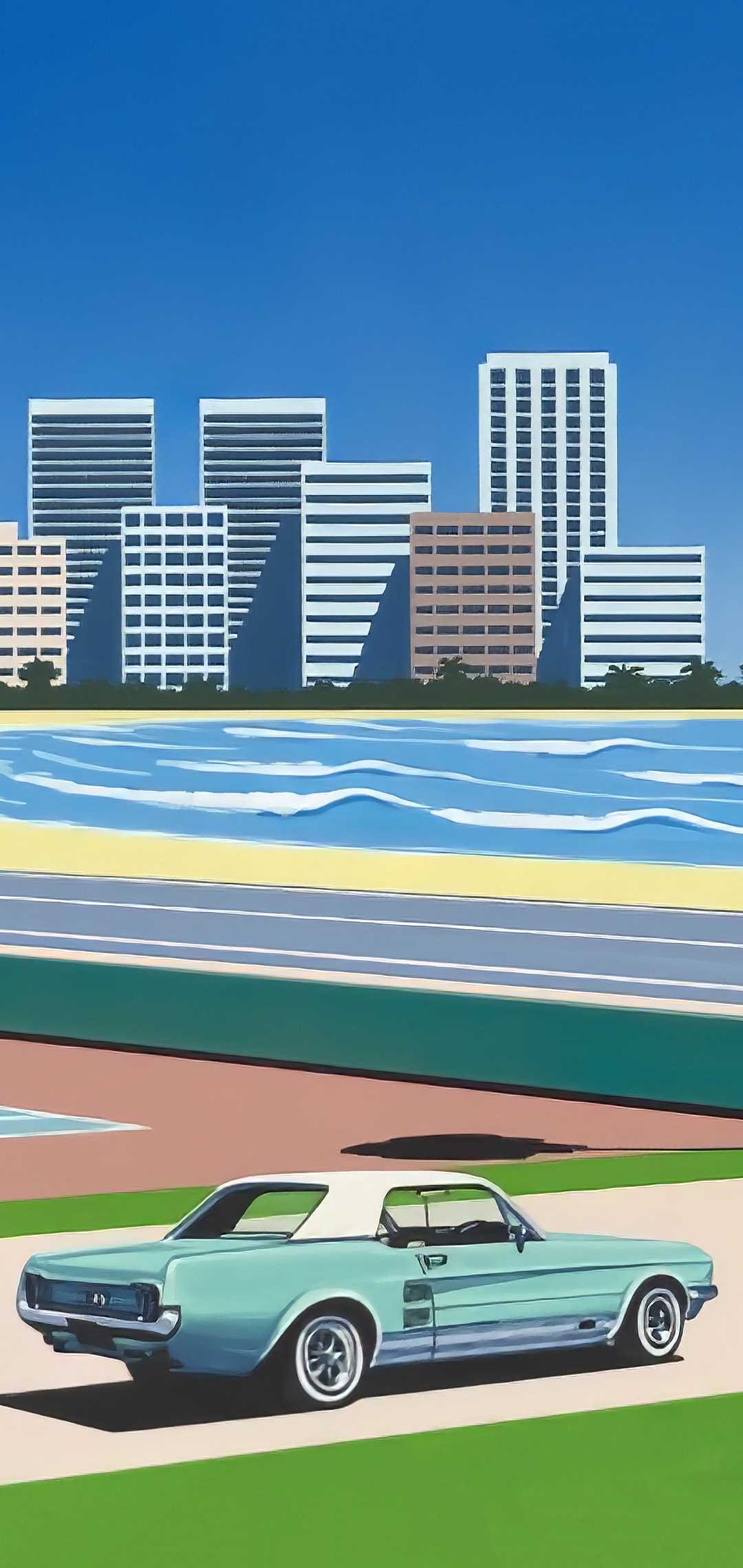 1080x2280 Hiroshi Nagai Wallpaper, Phone