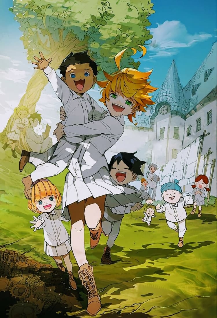 750x1100 Promised Neverland Blu Ray, HD Wallpaper & background, Phone