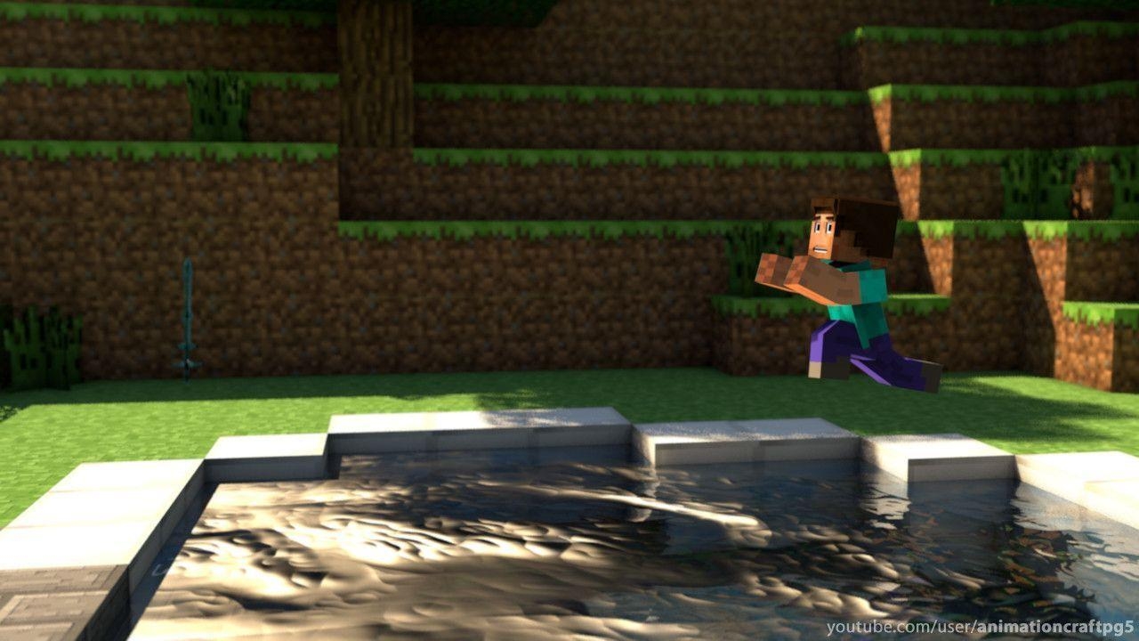 1280x720 Epic Pool Jump Minecraft Gallery Wallpaper PX Wallpaper, Desktop