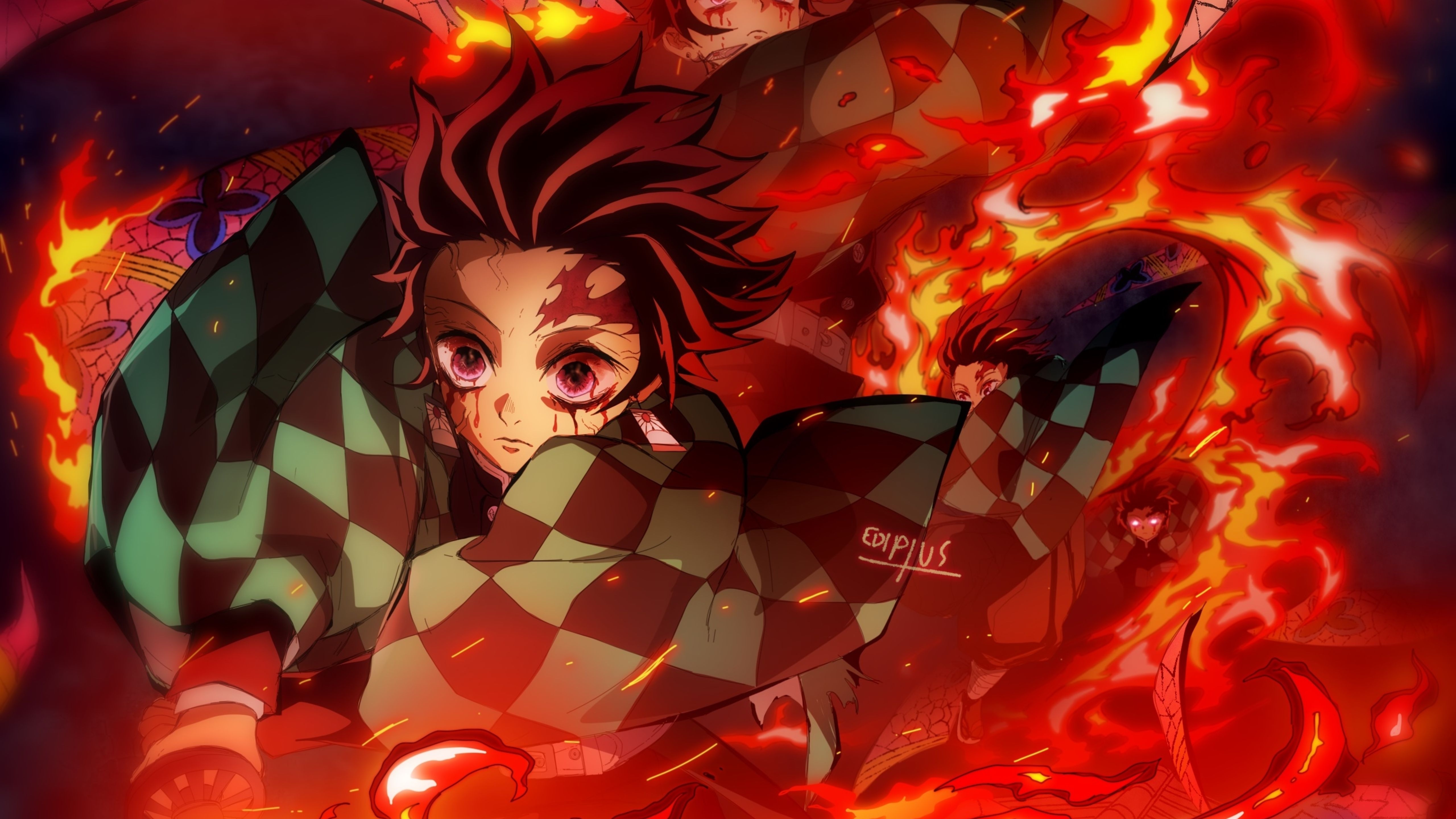 5120x2880 Tanjirou Kimetsu no Yaiba 5K Wallpaper, HD Anime 4K Wallpaper, Image, Photo and Background, Desktop