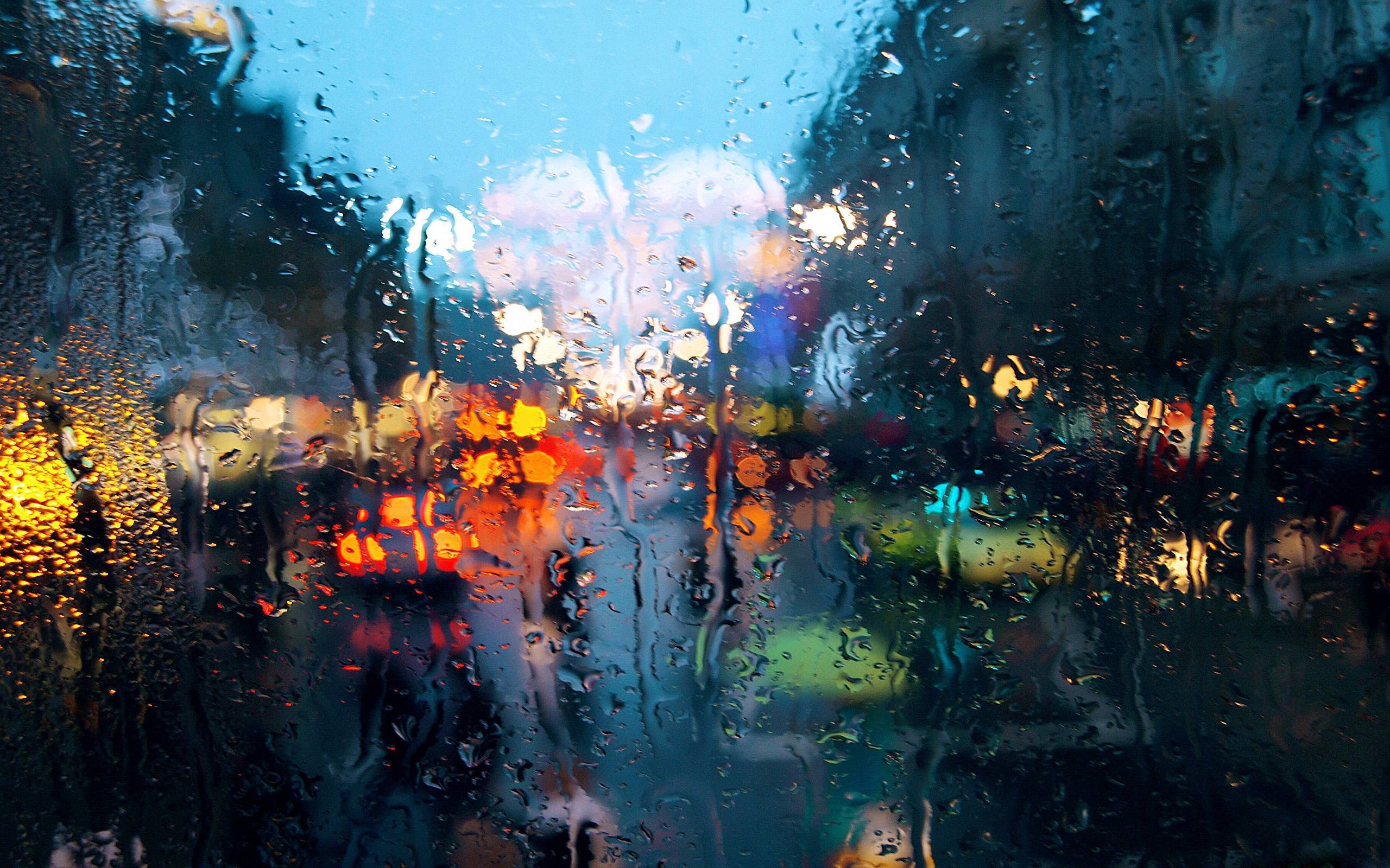 2560x1600 Rain Window Background Tumblr, Desktop