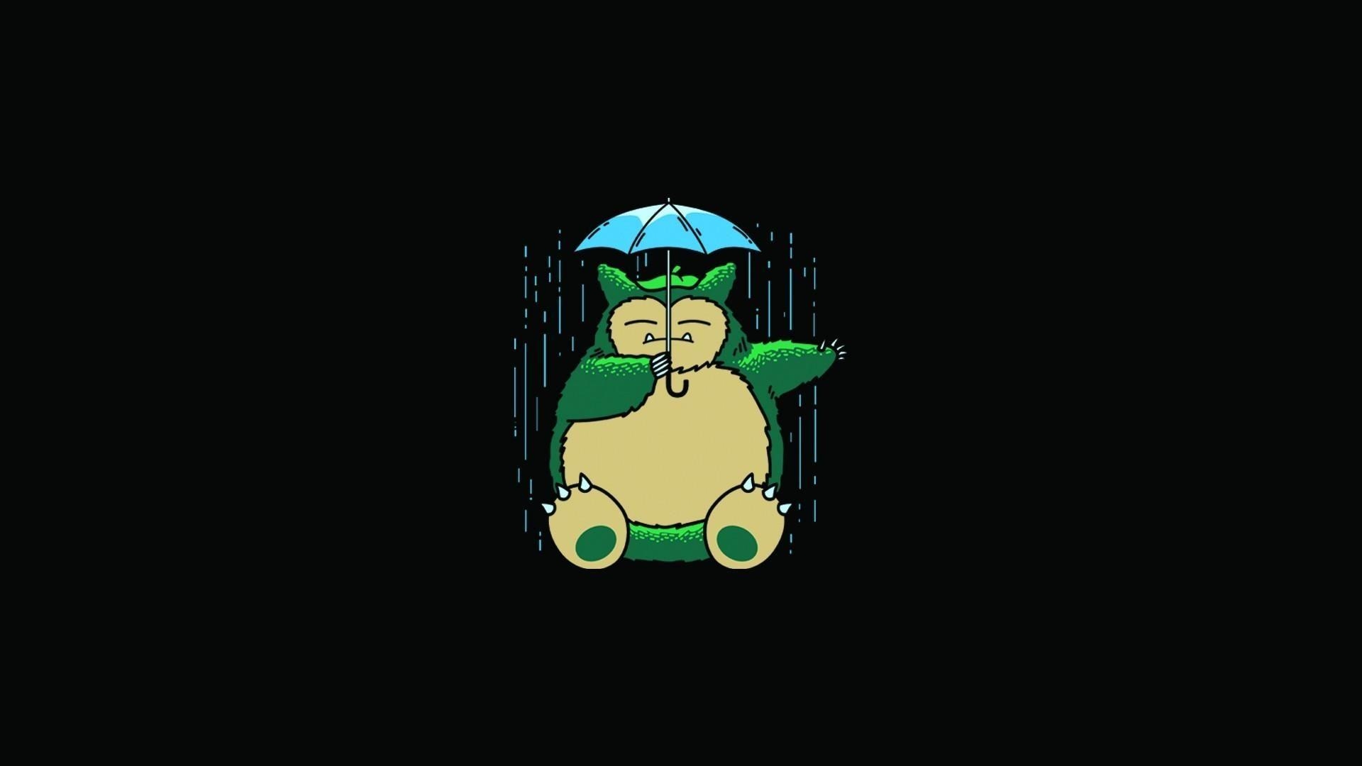 1920x1080 Minimalistic geek nerd snorlax solid simplistic simple wallpaper, Desktop