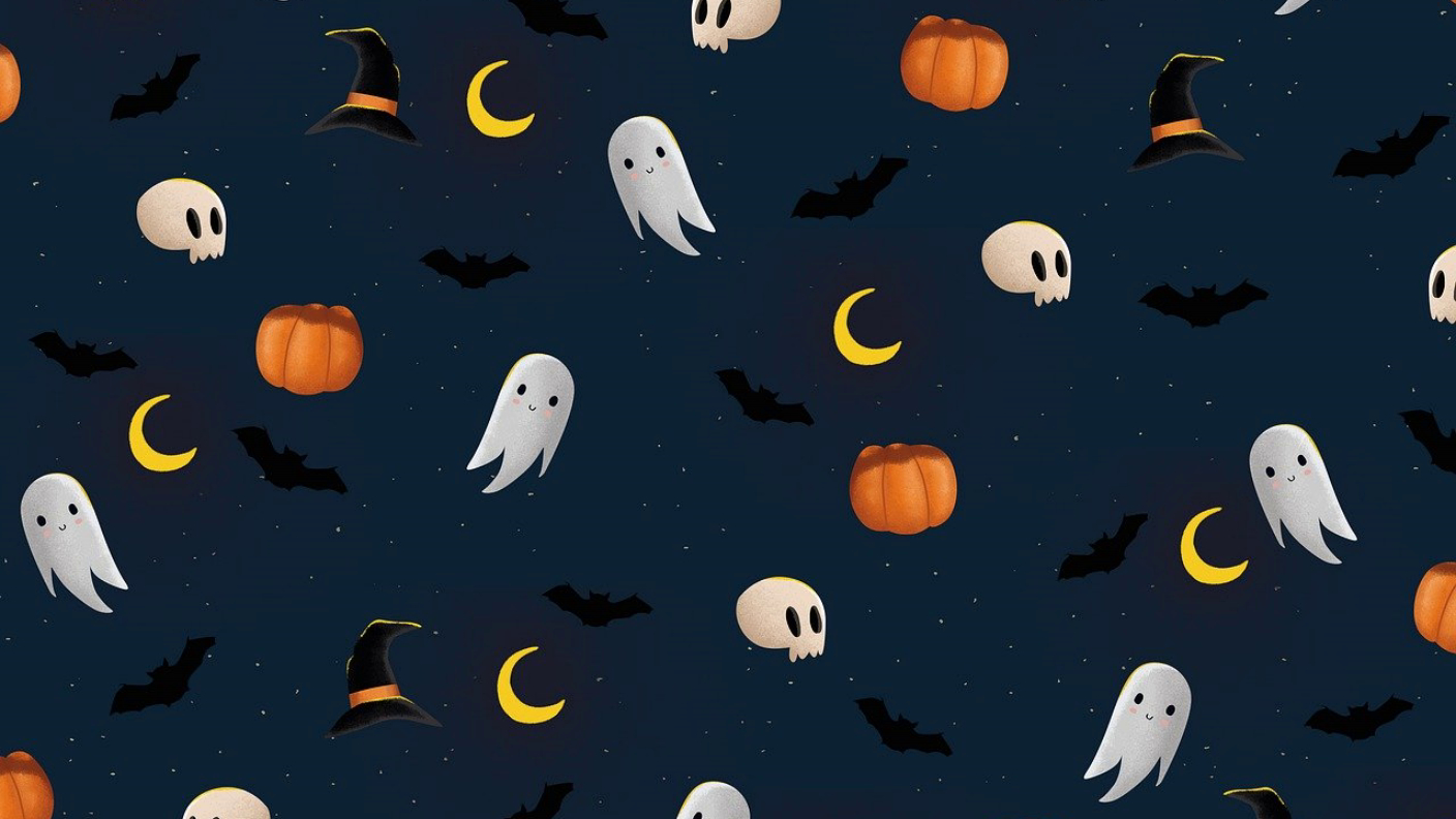 1410x800 Aesthetic Halloween Wallpaper for Your Phone and Computer, Desktop