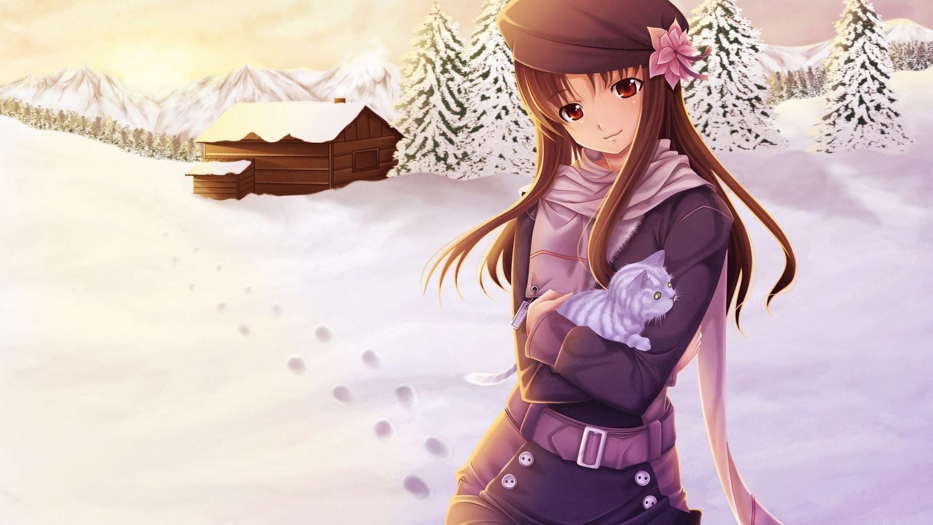 1920x1080 Free download Stuff to Buy [] for your Desktop, Mobile & Tablet. Explore Cute Anime Girl Winter Wallpaper. Cute Anime Girl Wallpaper, Cute Anime Girl iPhone Wallpaper, Anime Girl Wallpaper, Desktop