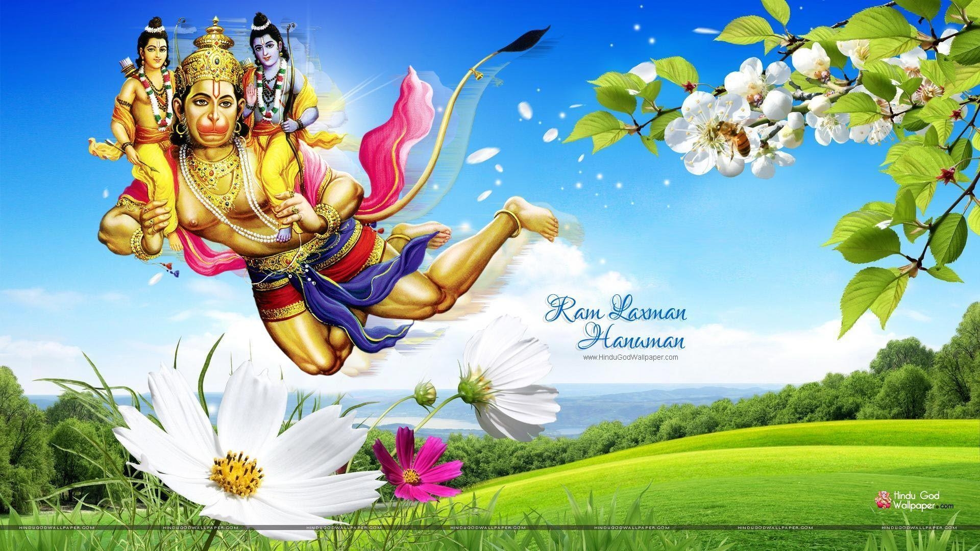 1920x1080 Shri Ram Laxman Hanuman HD Wallpaper Free Download. Hanuman wallpaper, Ram image, Hanuman HD wallpaper, Desktop