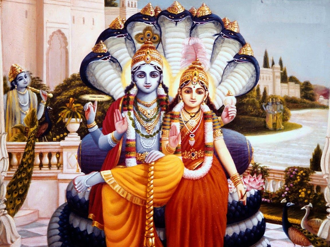 1160x870 Download Lord Vishnu And Maa Lakshmi Wallpaper Download, Desktop