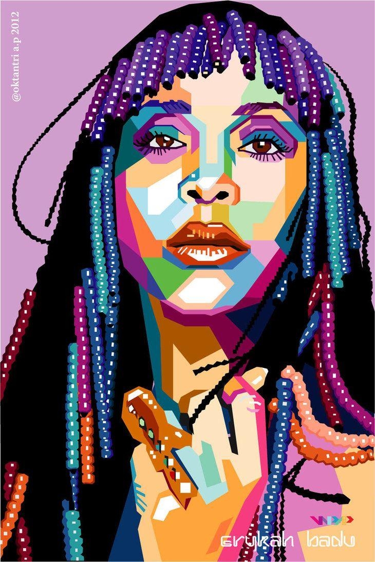 730x1100 wpap erykah badu, Phone