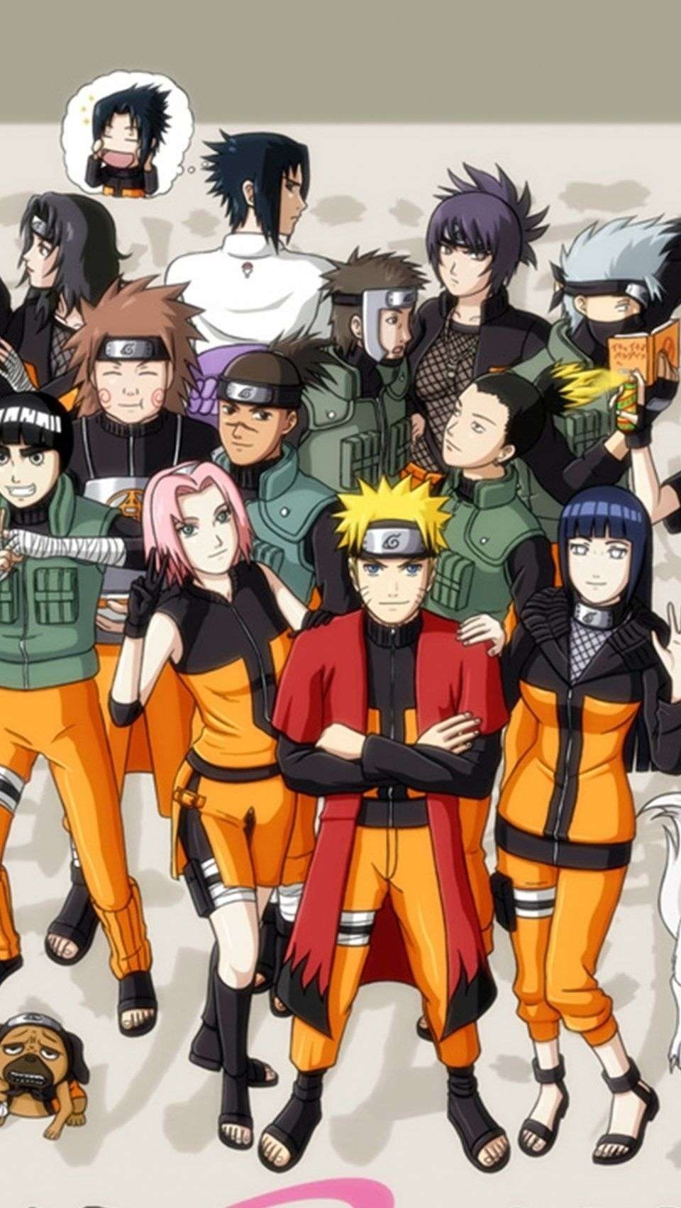 960x1710 Team 7 Naruto Shippuden Wallpaper iPhone, Phone