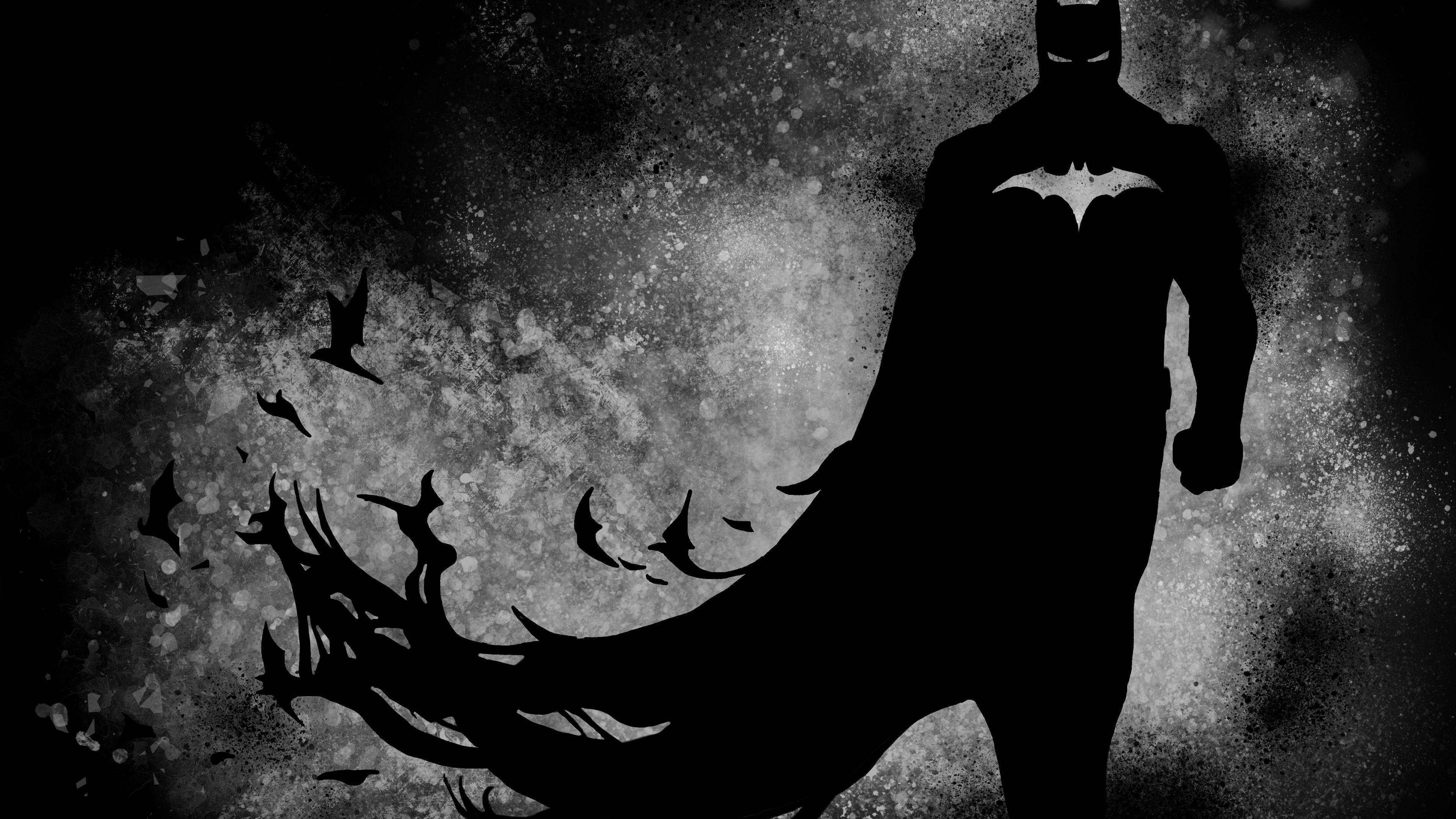 3840x2160 The Dark Knight Paint 4k Superheroes Wallpaper, Hd Wallpaper, Behance Wallpaper, Batman Wallpaper, Artwork W. Batman Wallpaper, Batman Painting, Superhero Art, Desktop