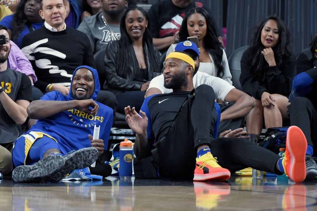 1200x800 Video: Warriors DeMarcus Cousins dunked on Kevin Durant in practice, Desktop