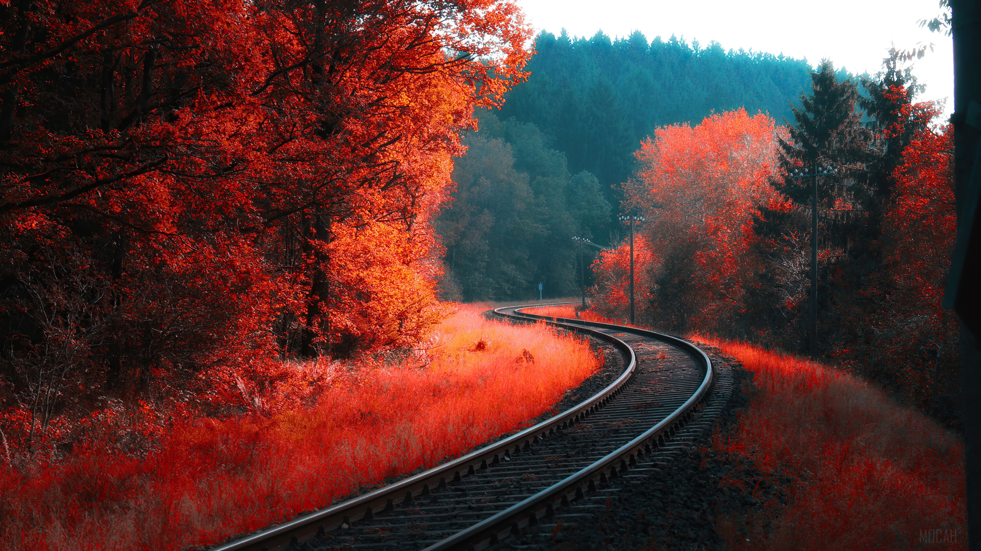 3840x2160 railroad 1080P, 2k, 4k HD wallpaper, background free download, Desktop