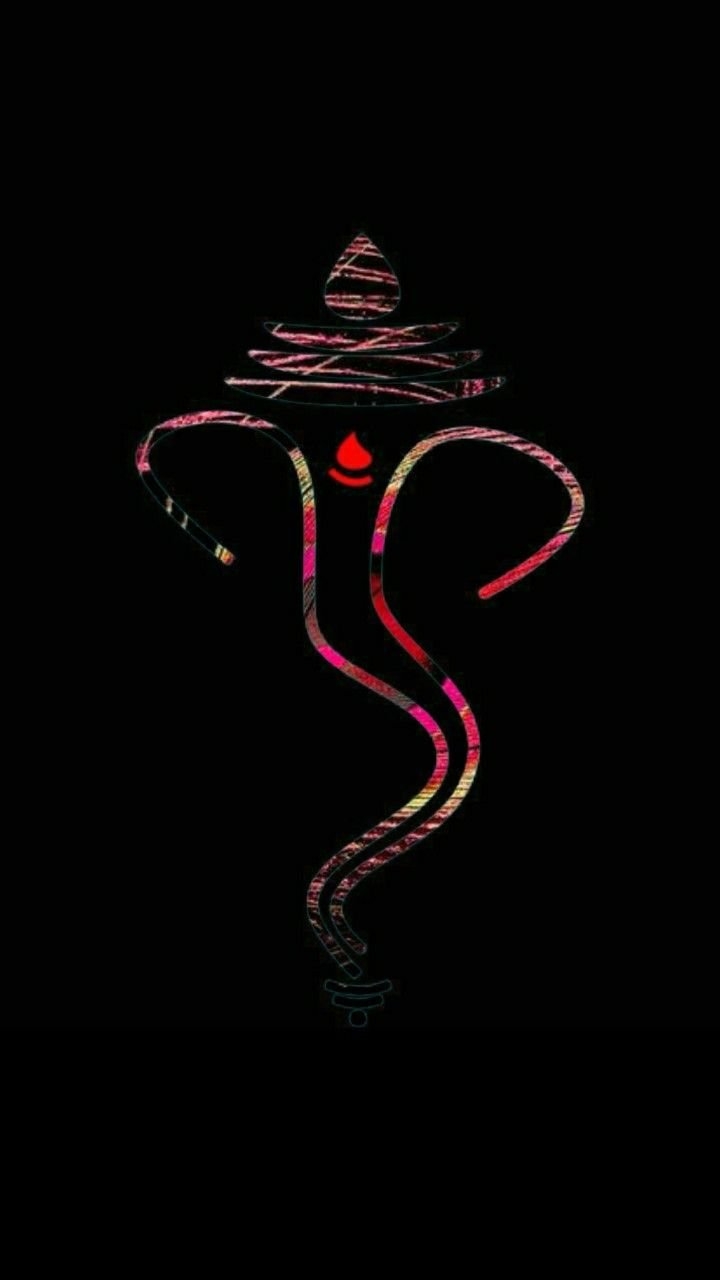 720x1280 Ganesha black background Wallpaper, Phone