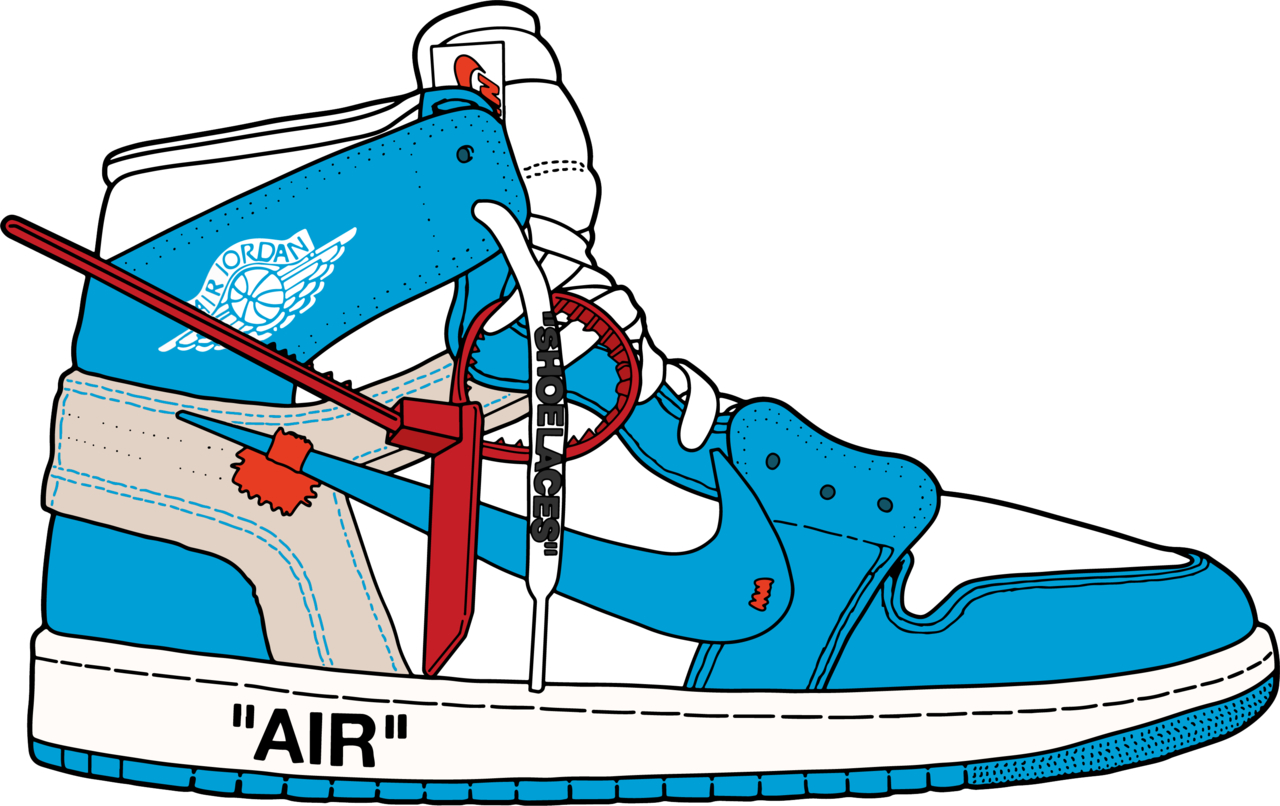 1280x810 Off White Jordan 1 Clipart, Desktop