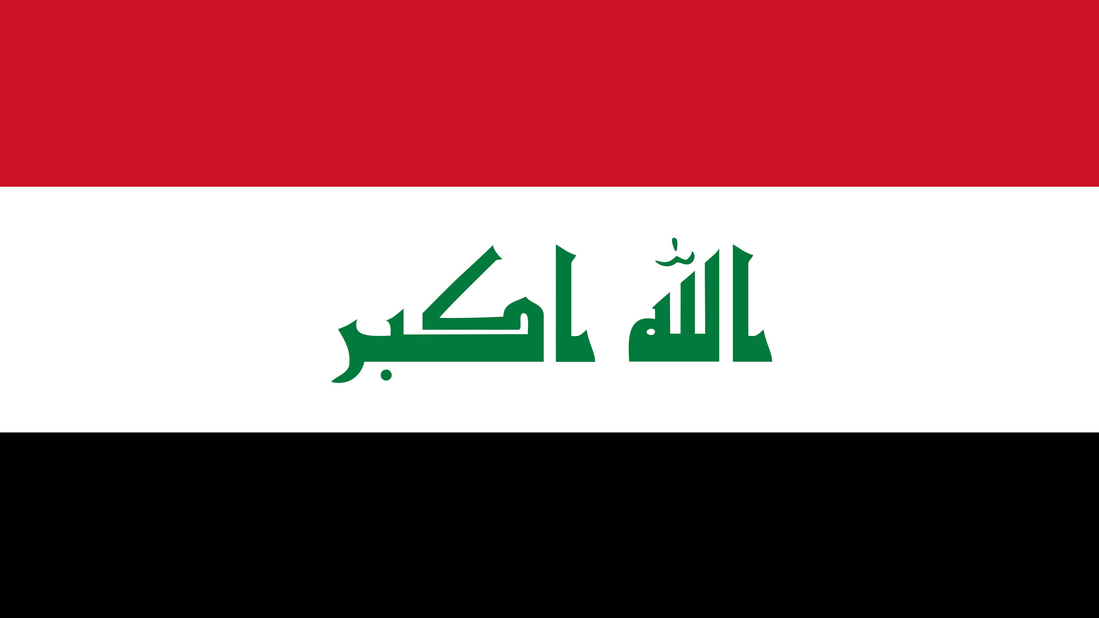 3840x2160 Iraq Flag UHD 4K Wallpaper, Desktop