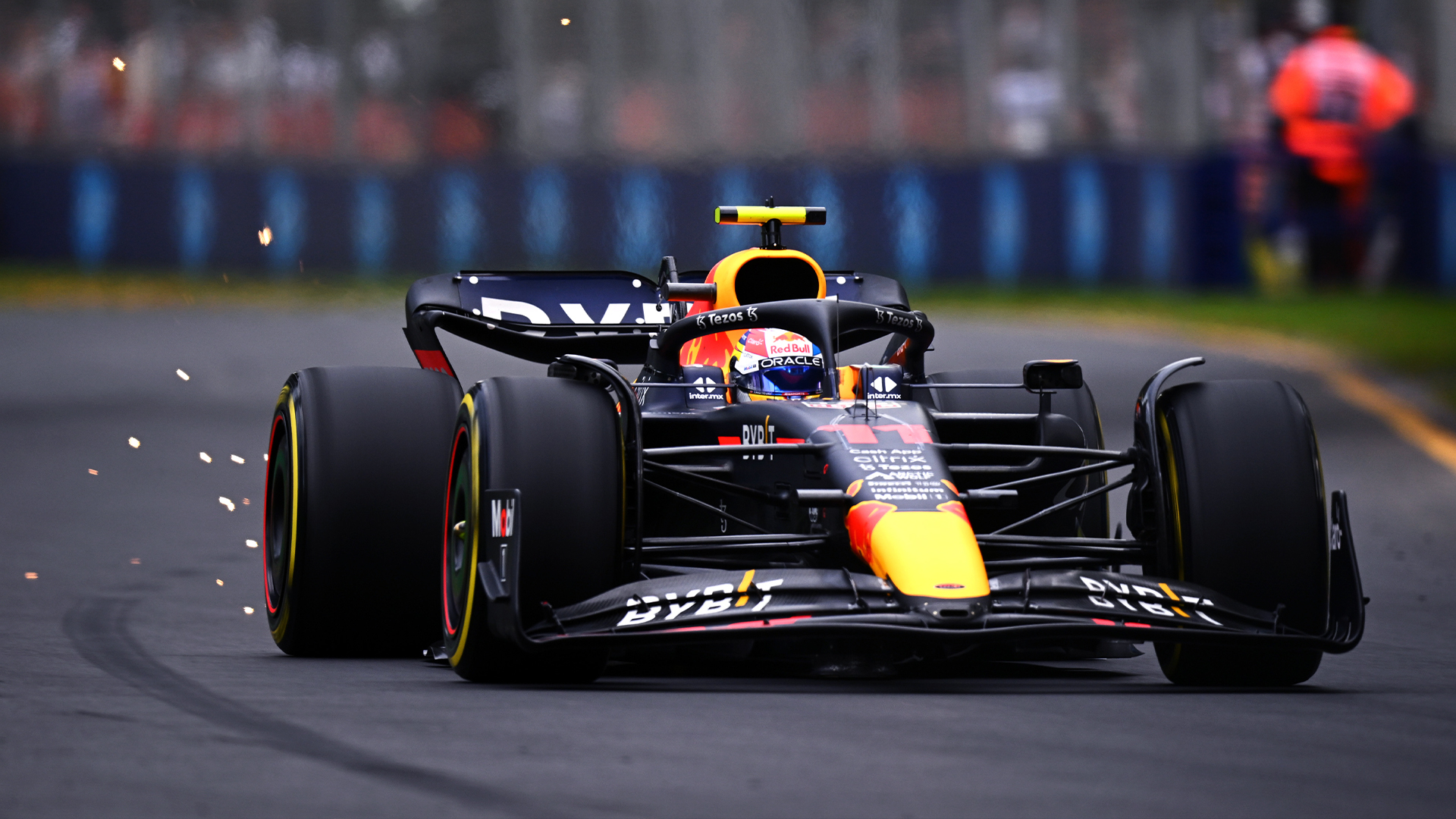 1920x1080 Checo' Pérez finished in the top five places during the first free practice of the Australian GP, Desktop