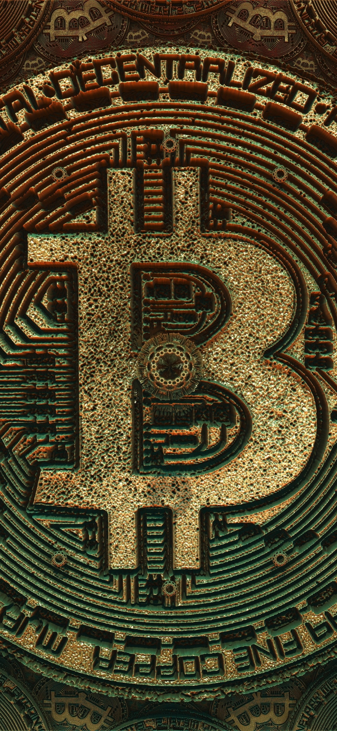 1130x2440 Download wallpaper  cryptocurrency, bitcoin, digital art, abstract, iphone x,  HD background, 2808, Phone