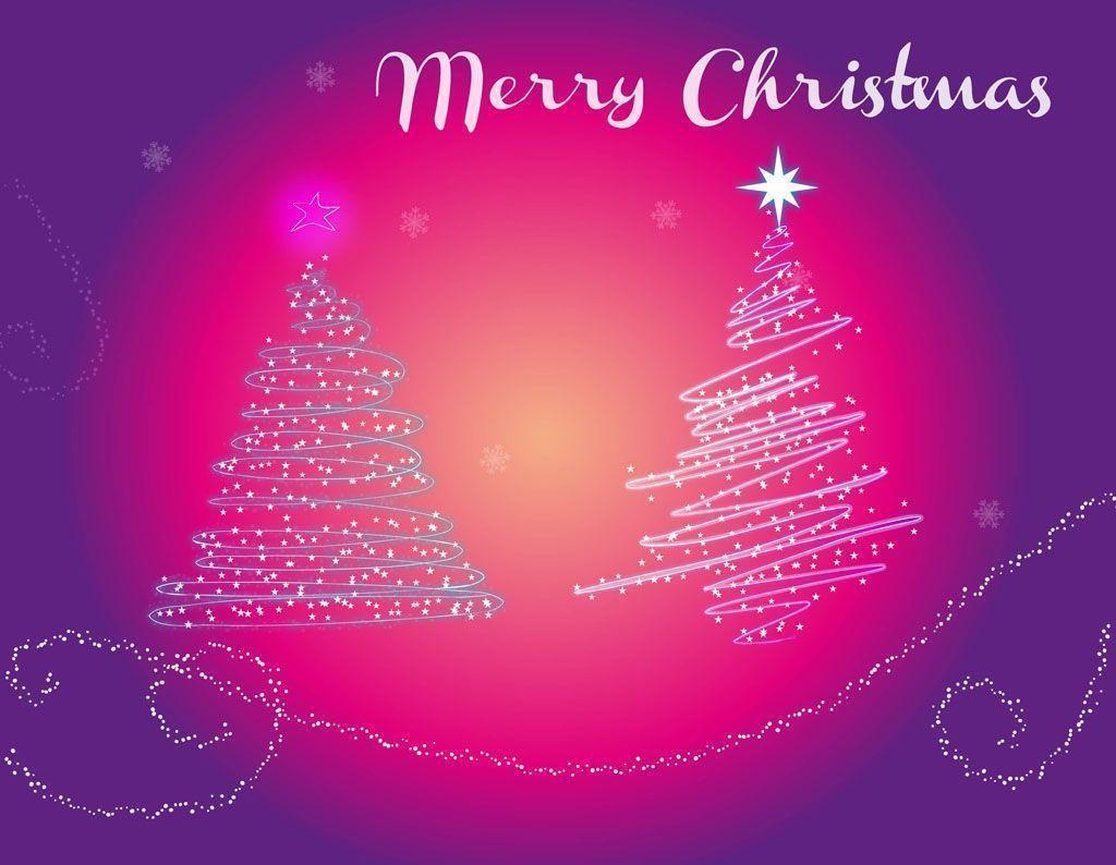 1030x800 Pink Christmas Background, Desktop