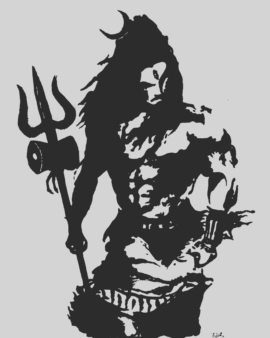 1030x1280 Shiva wallpaper, Phone