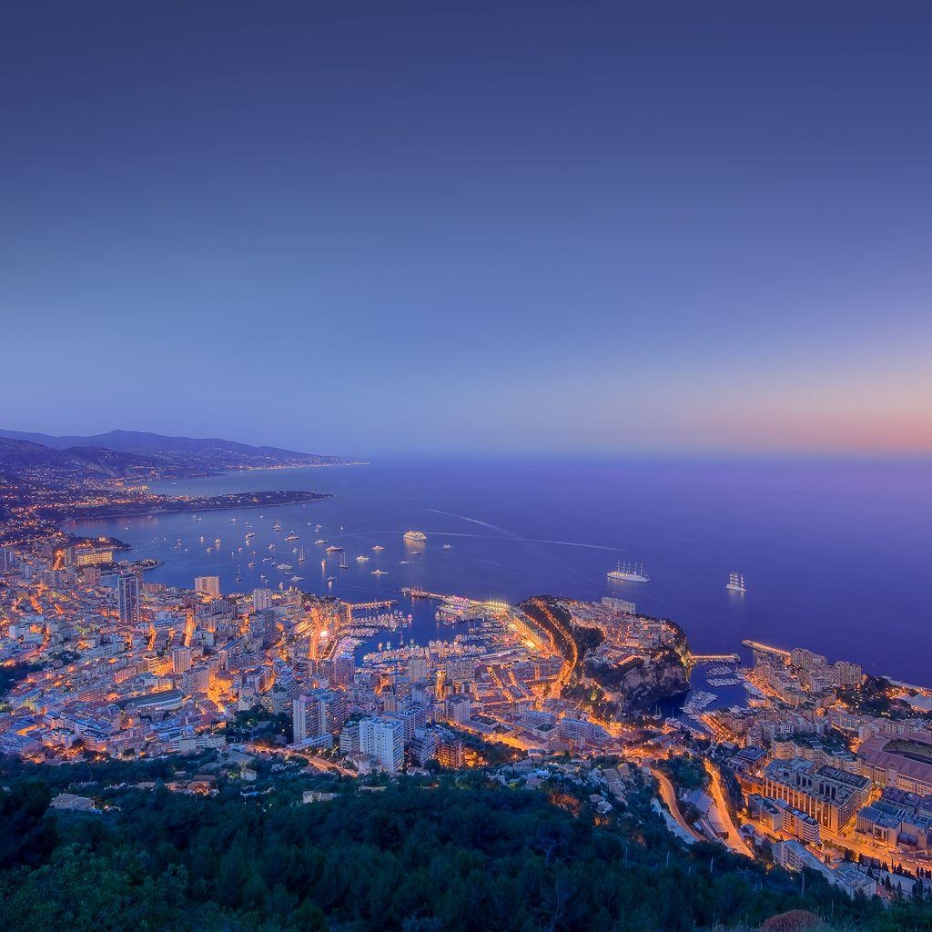 1030x1030 InterfaceLIFT Wallpaper: Formula 1 Night Monaco, Phone