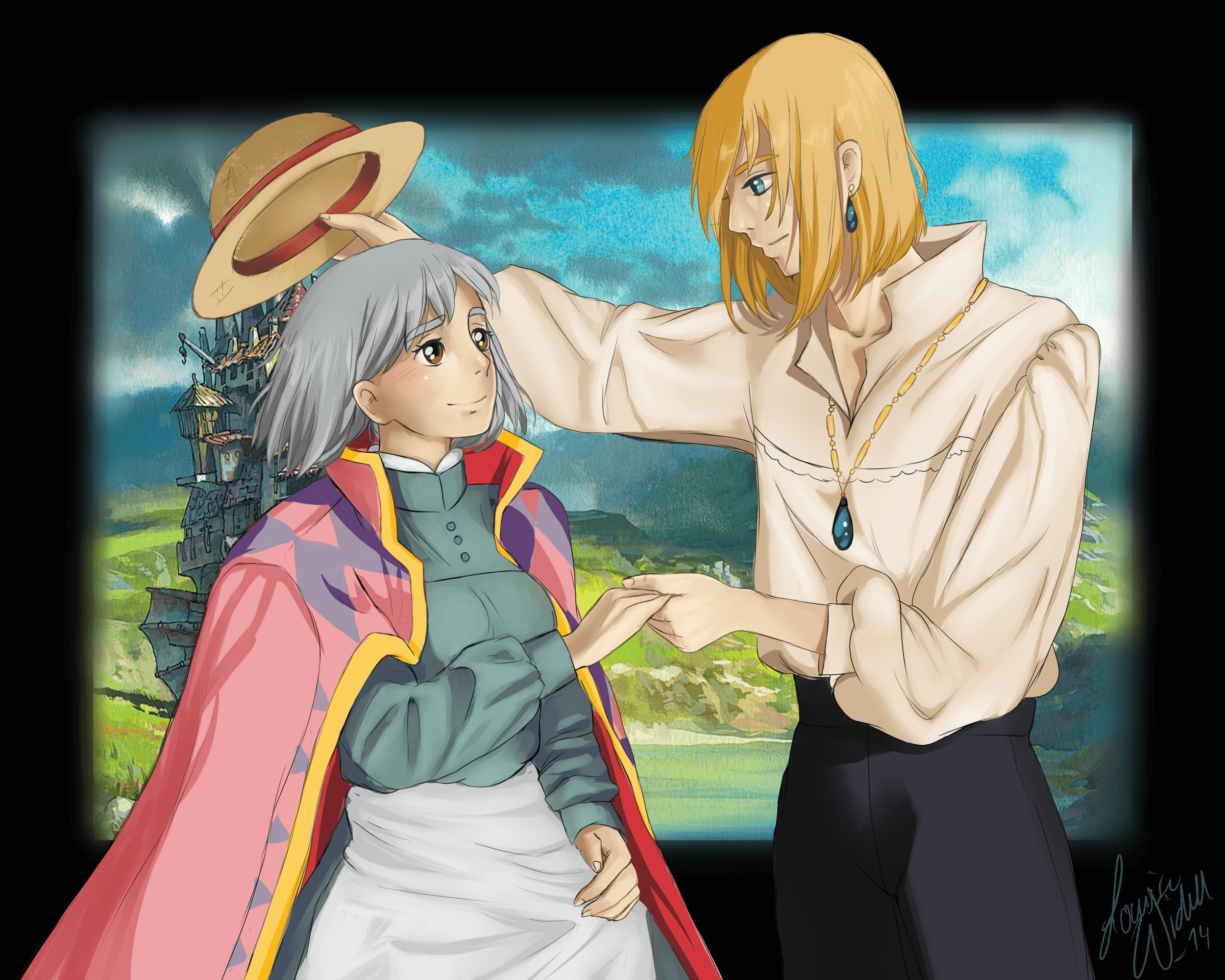 2500x2000 Howl's Moving Castle image Sophie and Howl HD wallpaper, Desktop