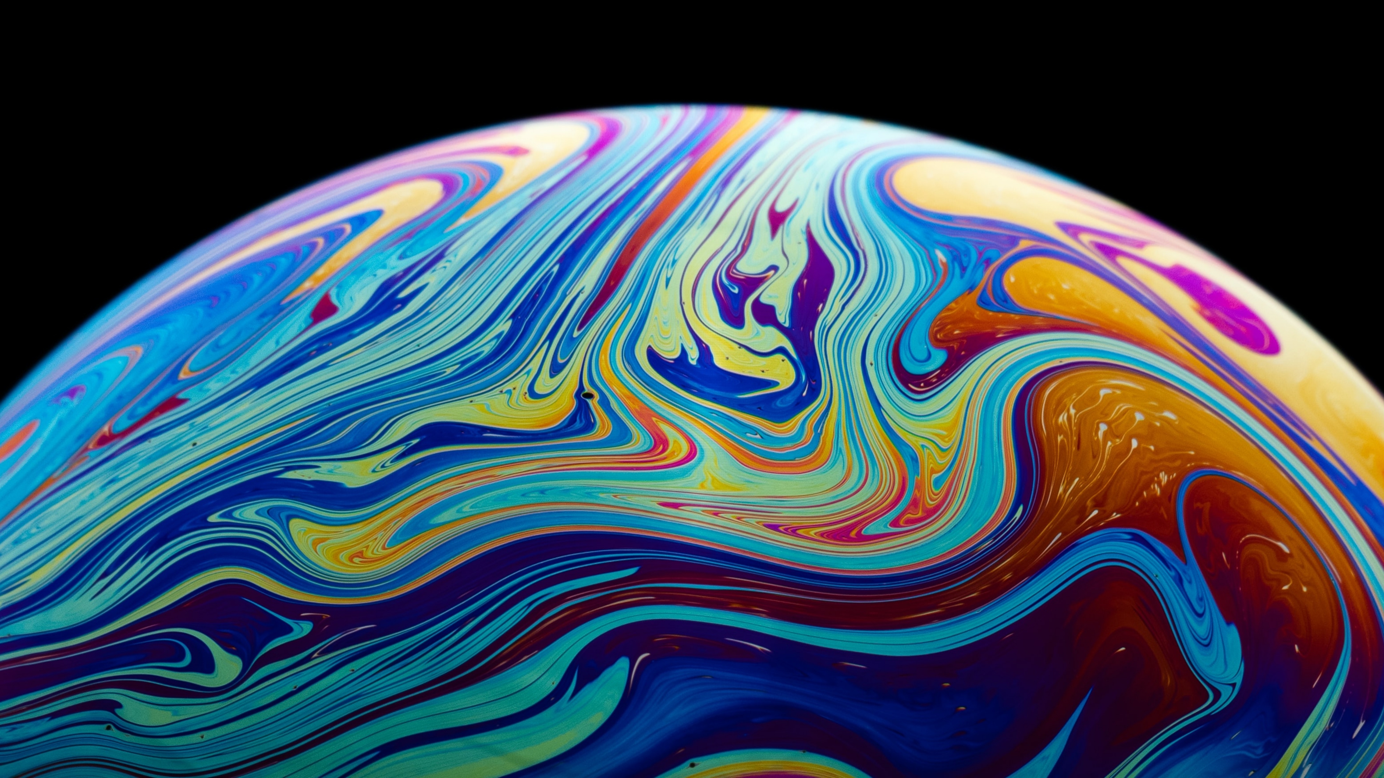 4480x2520 Soap Bubble Wallpaper 4K, Modern Art, Painting, Vibrant, Desktop