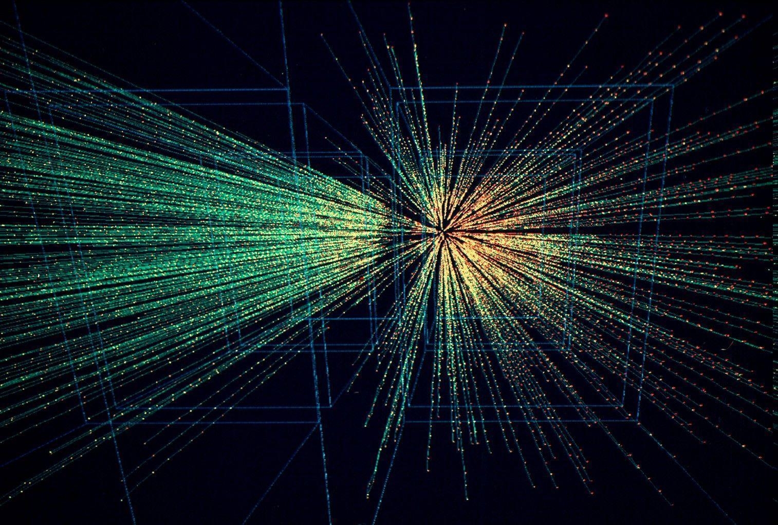 1520x1030 abstract, Lights, Spectrum, Large Hadron Collider, Particle, Desktop