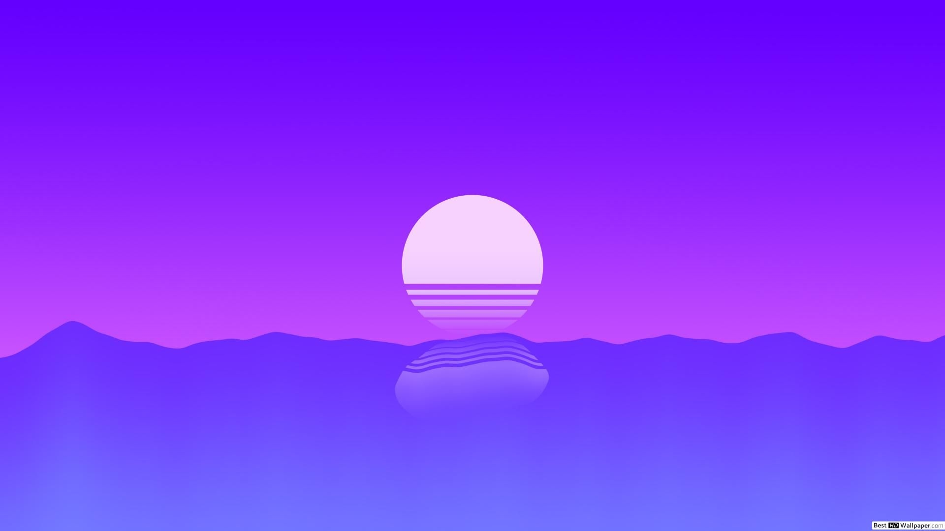 1920x1080 Retro sunset HD wallpaper download, Desktop