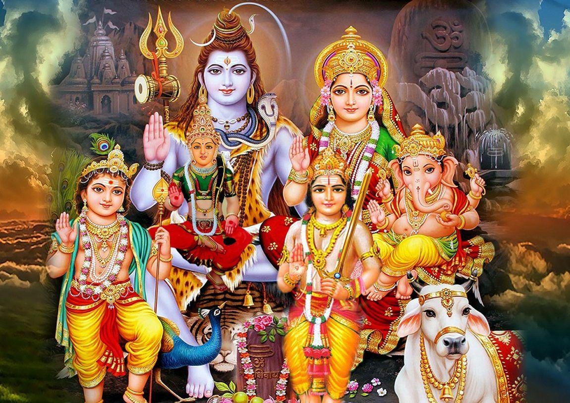 1150x820 Download Full Size Shiv Parivar Wallpaper Shiva, Desktop