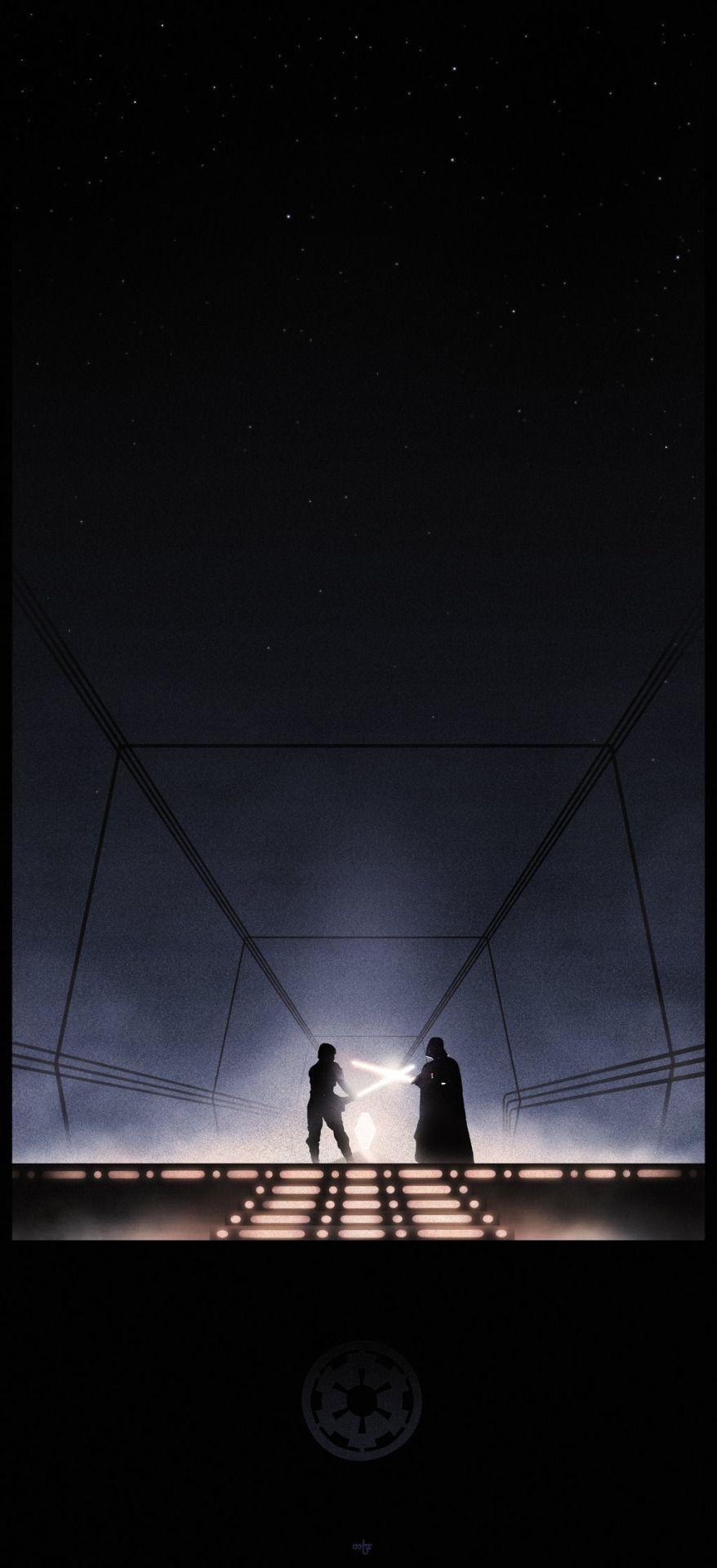 880x1920 Star Wars: Lightsaber Duels by Colin Morella. Star Wars, Phone