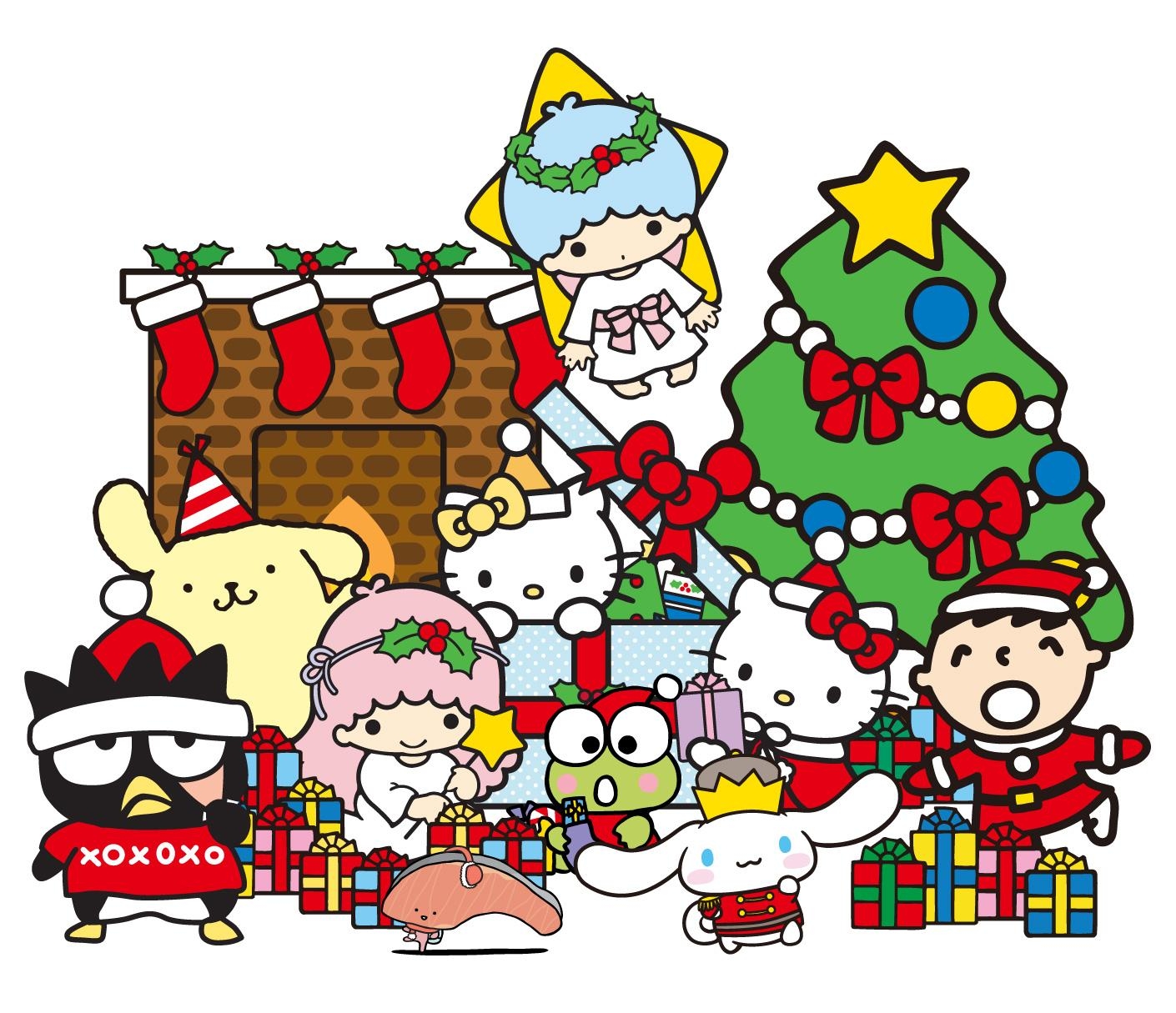 1410x1220 Sanrio Xmas Cute Kawaii!!, Desktop