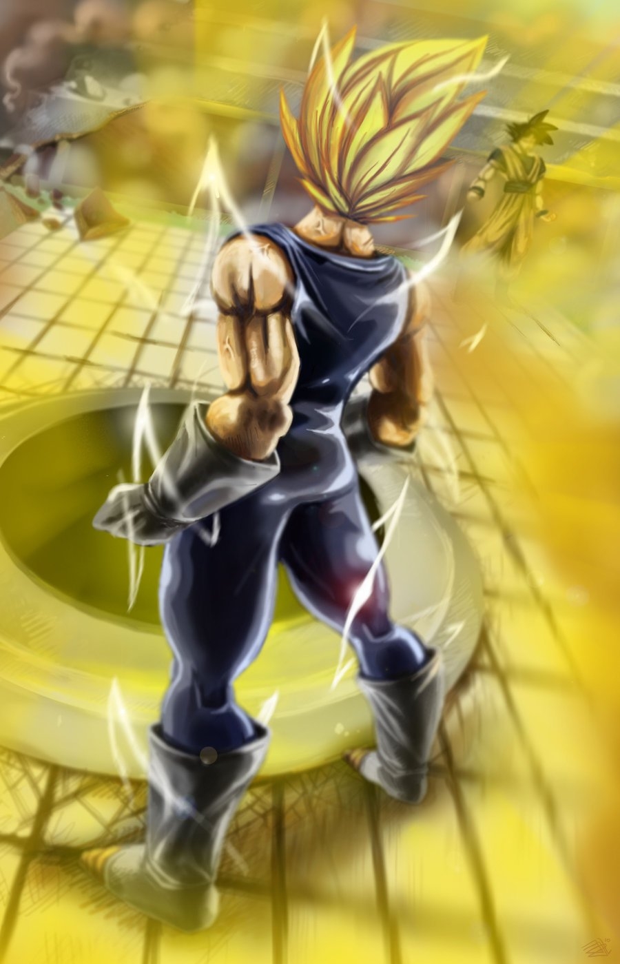 900x1400 Broly Lssj + Majin Vegeta + Super, Phone