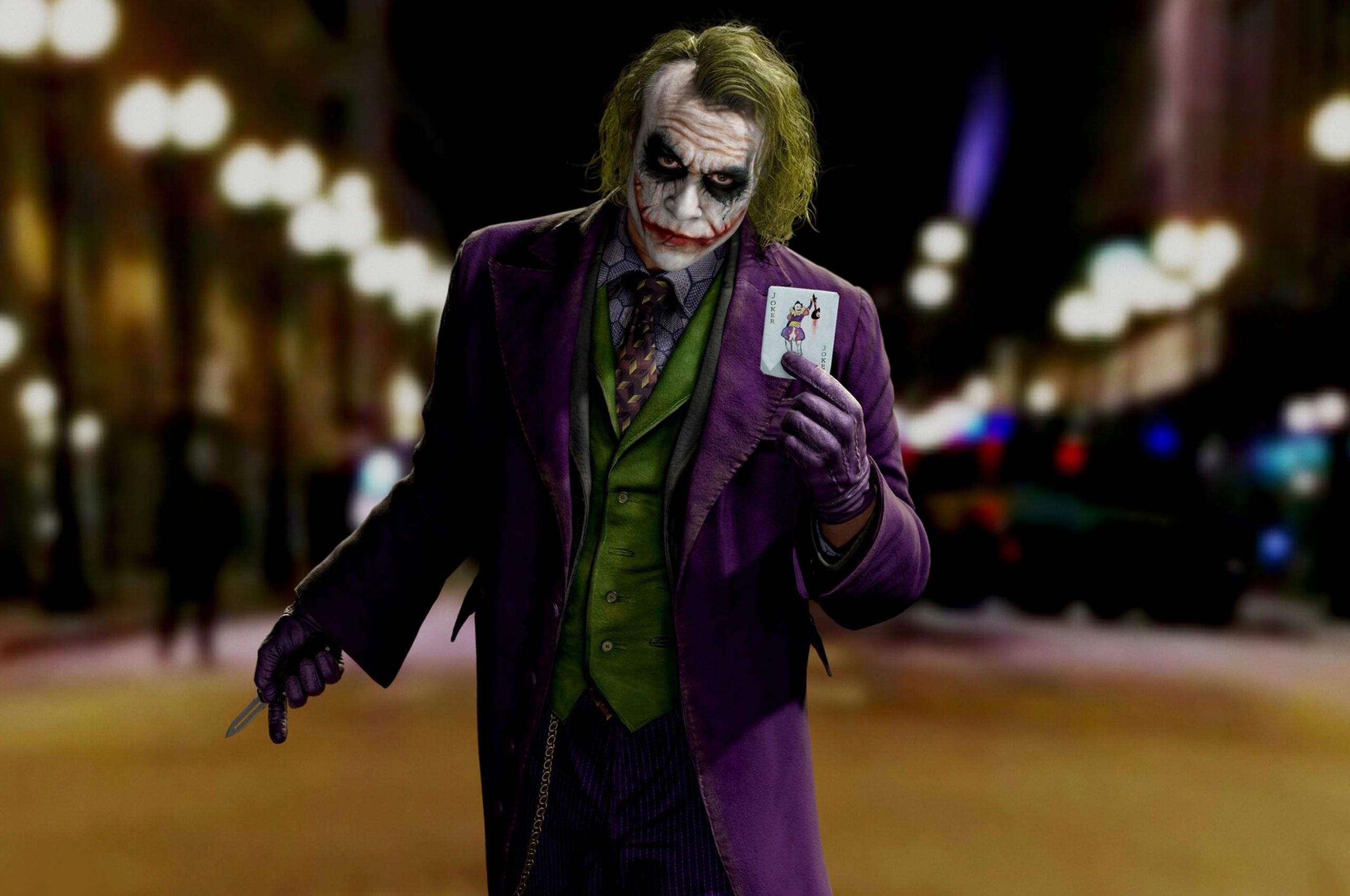 2560x1700 Joker (Heath Ledger) 3D Desktop HD Wallpaper, Desktop