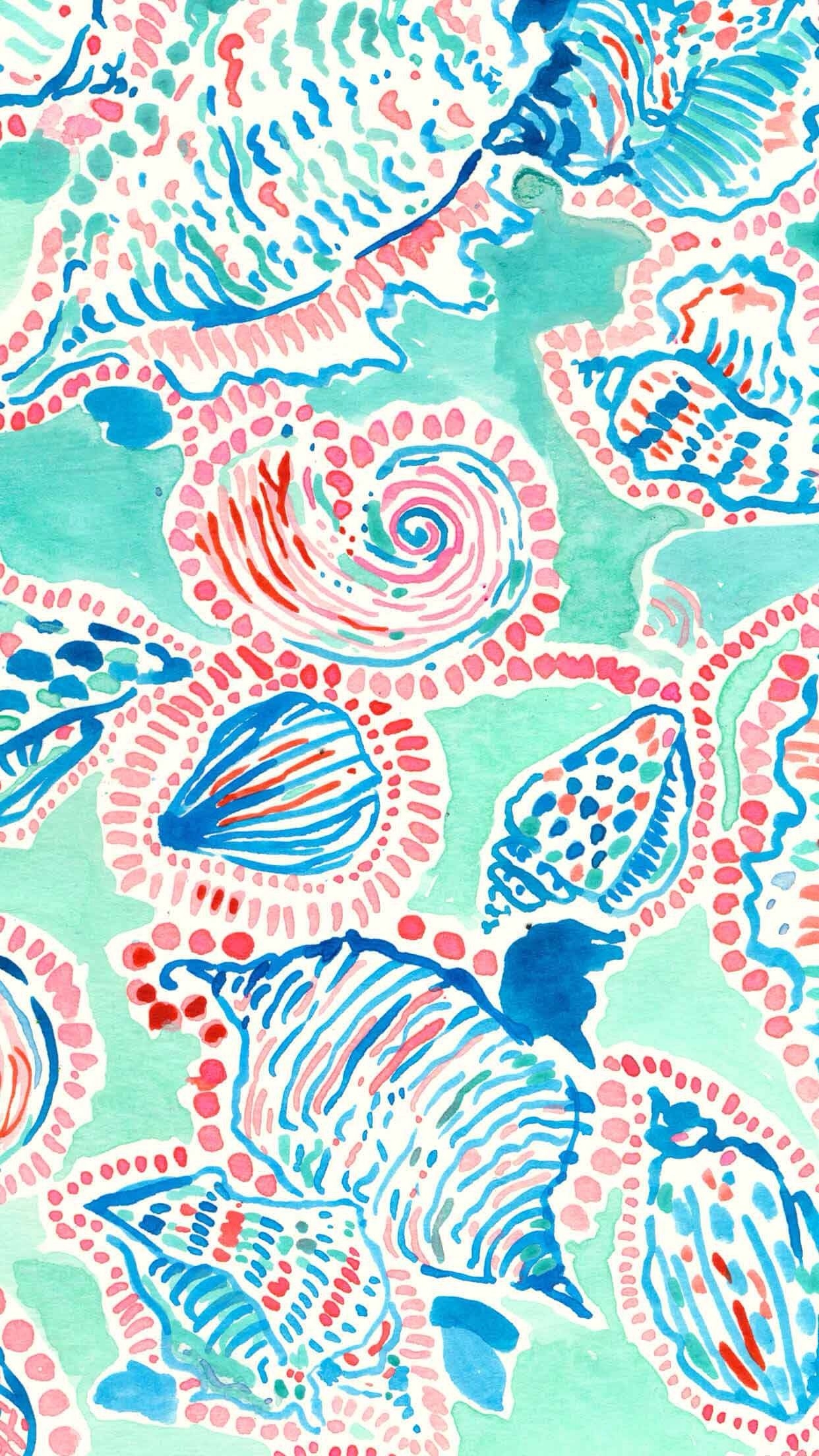 1250x2210 Lilly Pulitzer Find more watercolor #iPhone + #Android #Wallpaper at. iPhone background art, Mermaid wallpaper iphone, Preppy wallpaper, Phone