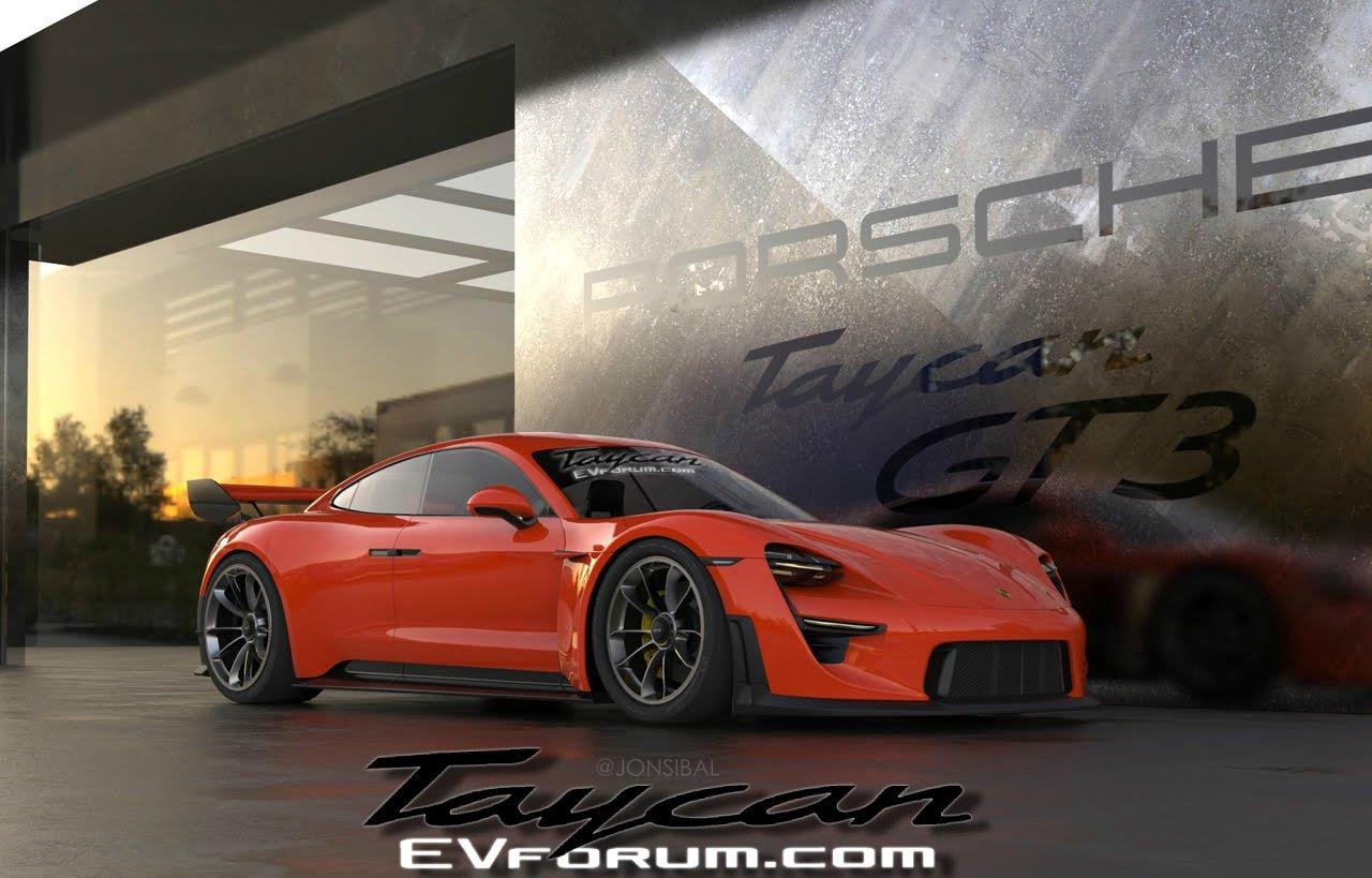 1280x820 Porsche Taycan GT3 Rendering Looks Awesome, Desktop