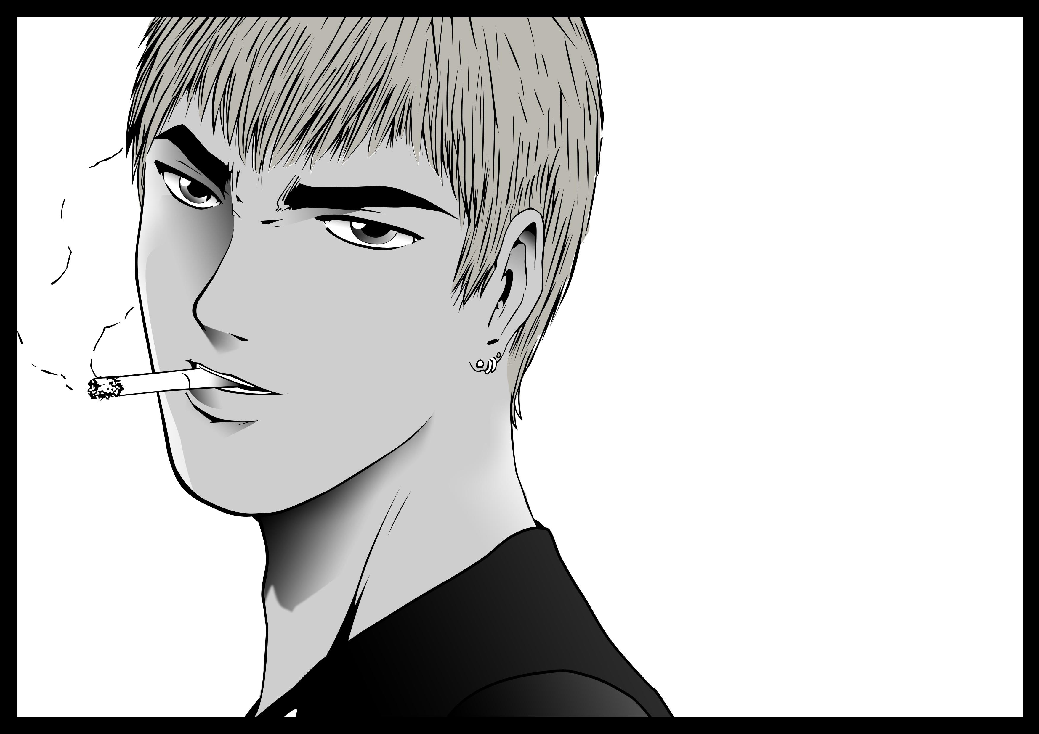 3510x2480 Eikichi onizuka great teacher onizuka male monochrome wallpaper, Desktop