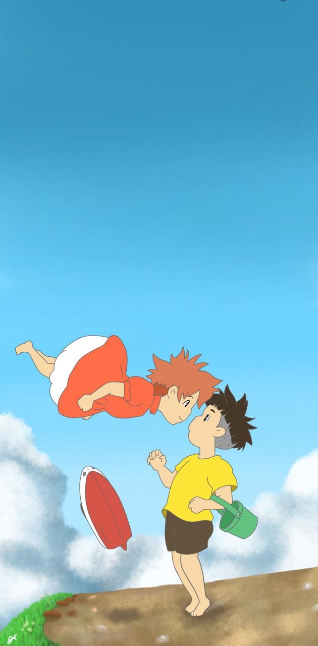 630x1280 Ponyo wallpaper, Phone