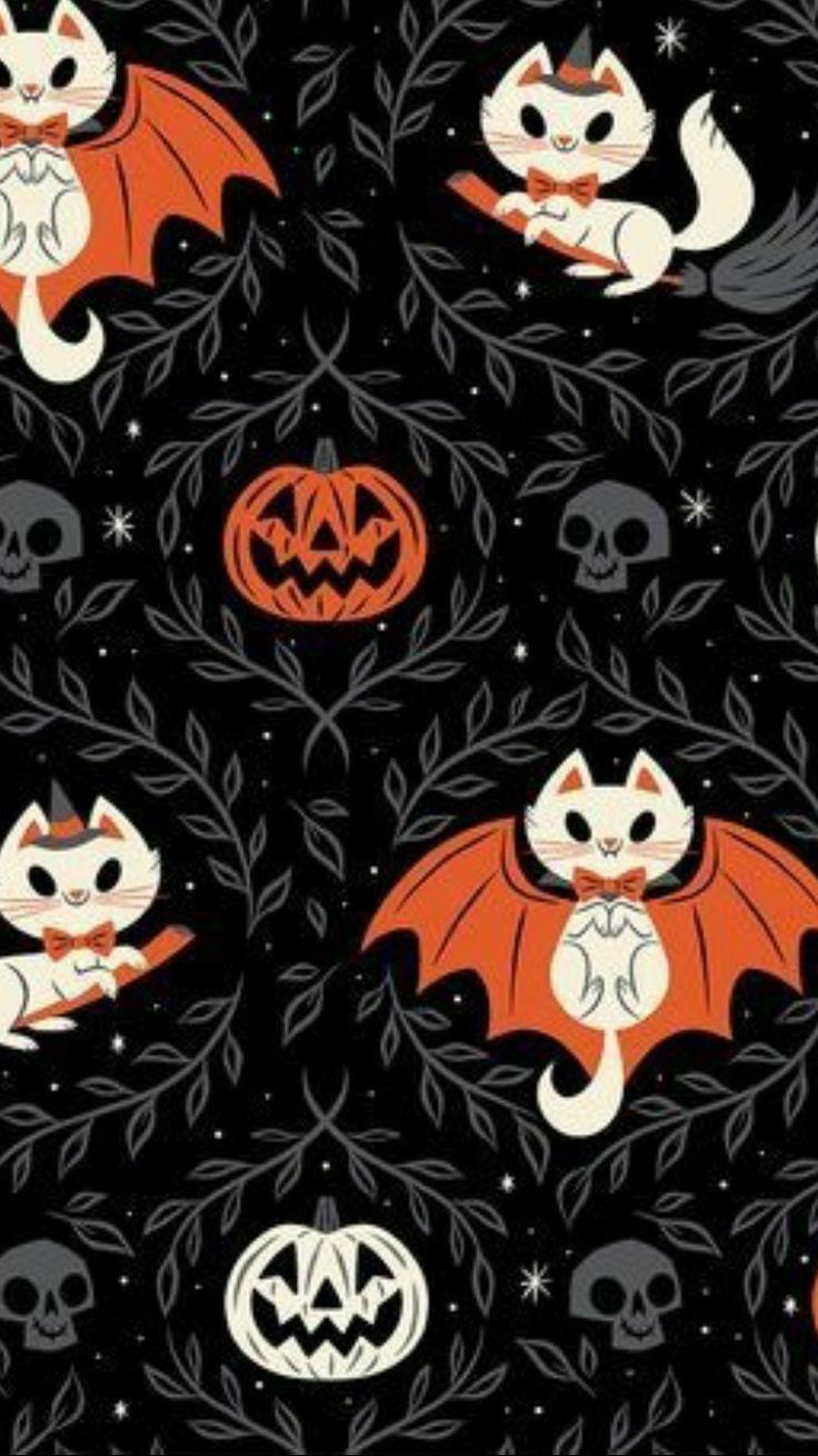 740x1310 Halloween pattern. Halloween wallpaper, Halloween wallpaper iphone, Halloween illustration, Phone