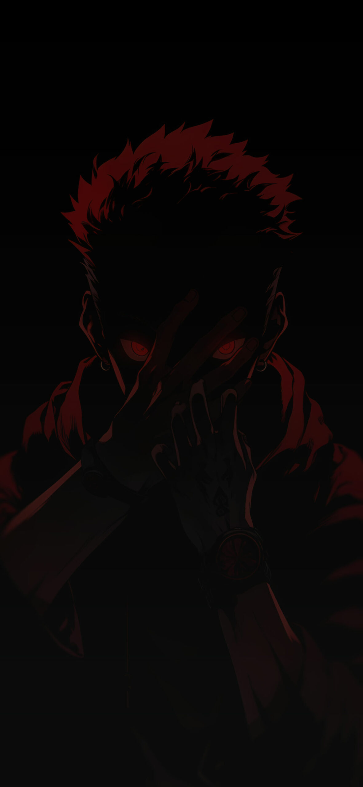 1190x2560 Jujutsu Kaisen Black & Red Wallpaper Wallpaper iPhone, Phone