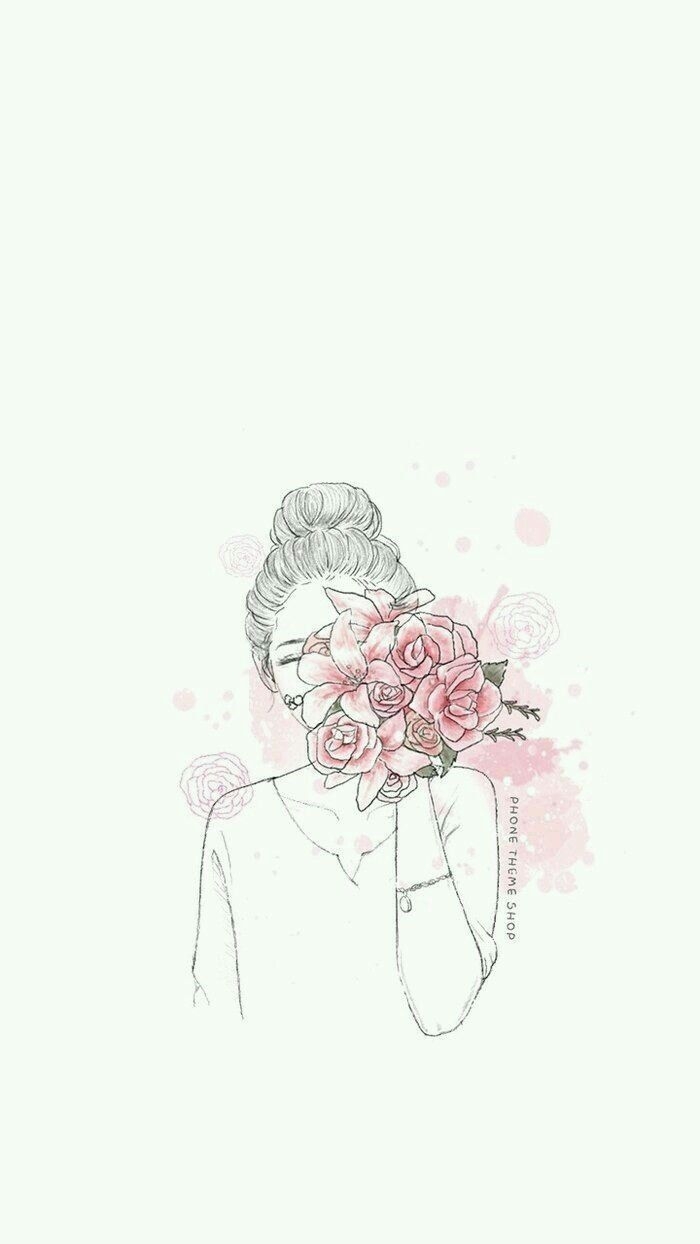 700x1250 Photography iPhone Girl Drawing Wallpaper, Phone